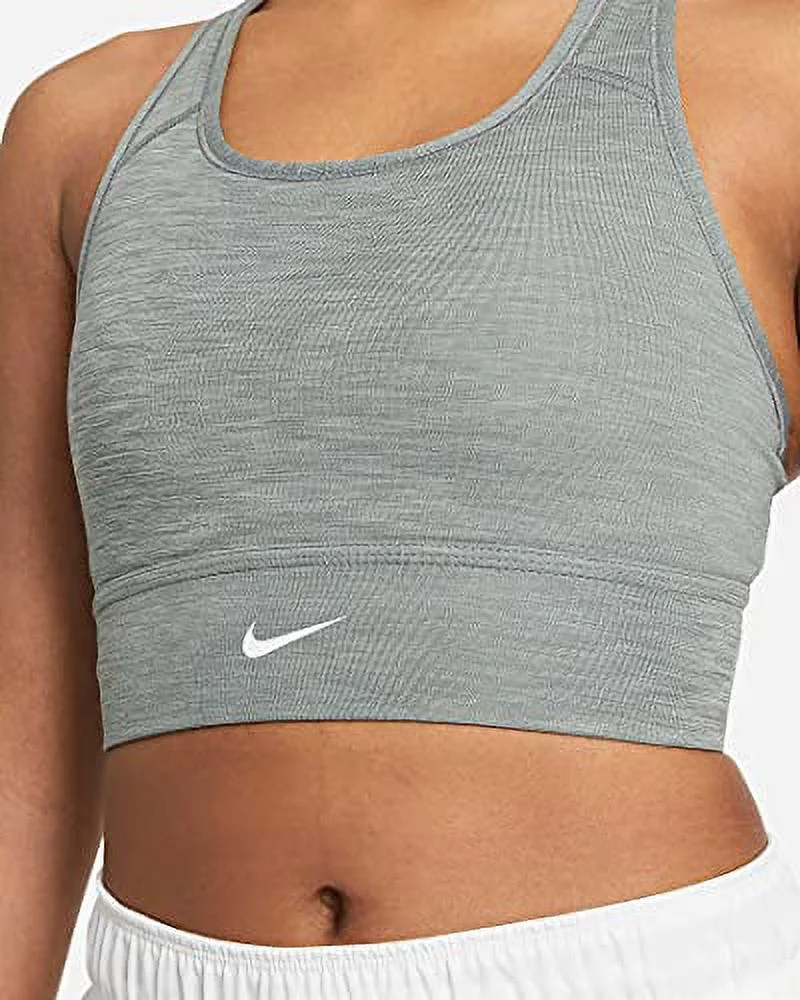 Nike Dri-FIT Swoosh Medium-Support Padded Longline Sports Bra L CZ4496-084