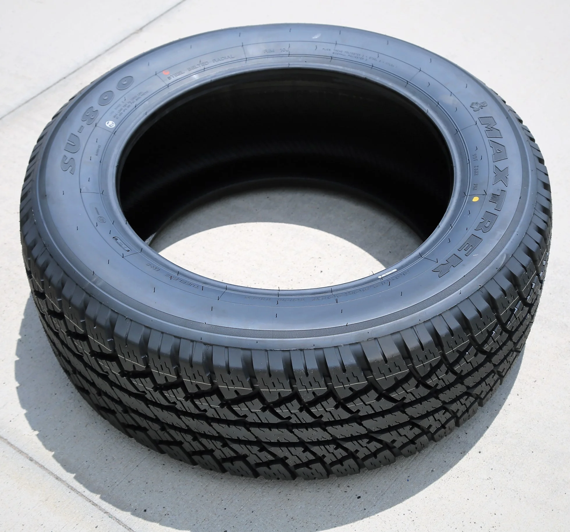 Maxtrek SU-800 A/T 225/70R16 107S AT All Terrain Tire Fits: 2000-01 Jeep Cherokee Classic, 1997-99 Jeep Wrangler Sahara