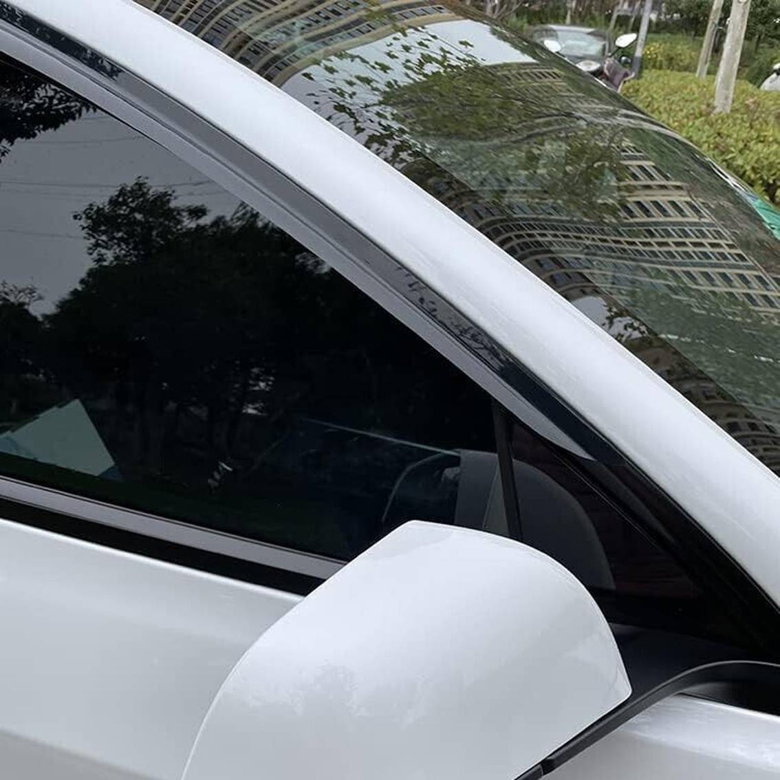 4pcs Outside Mount Style Window Shade Visors for 2020-2022 Tesla Model Y