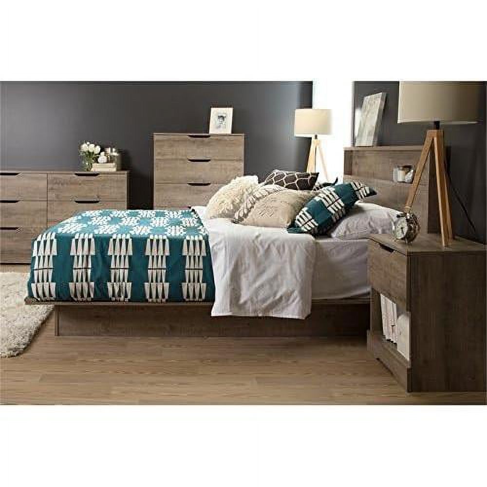 6 Drawers Double Dresser For Bedroom, Modern Rustic Wood Sideboard For Living Room, Light Brown