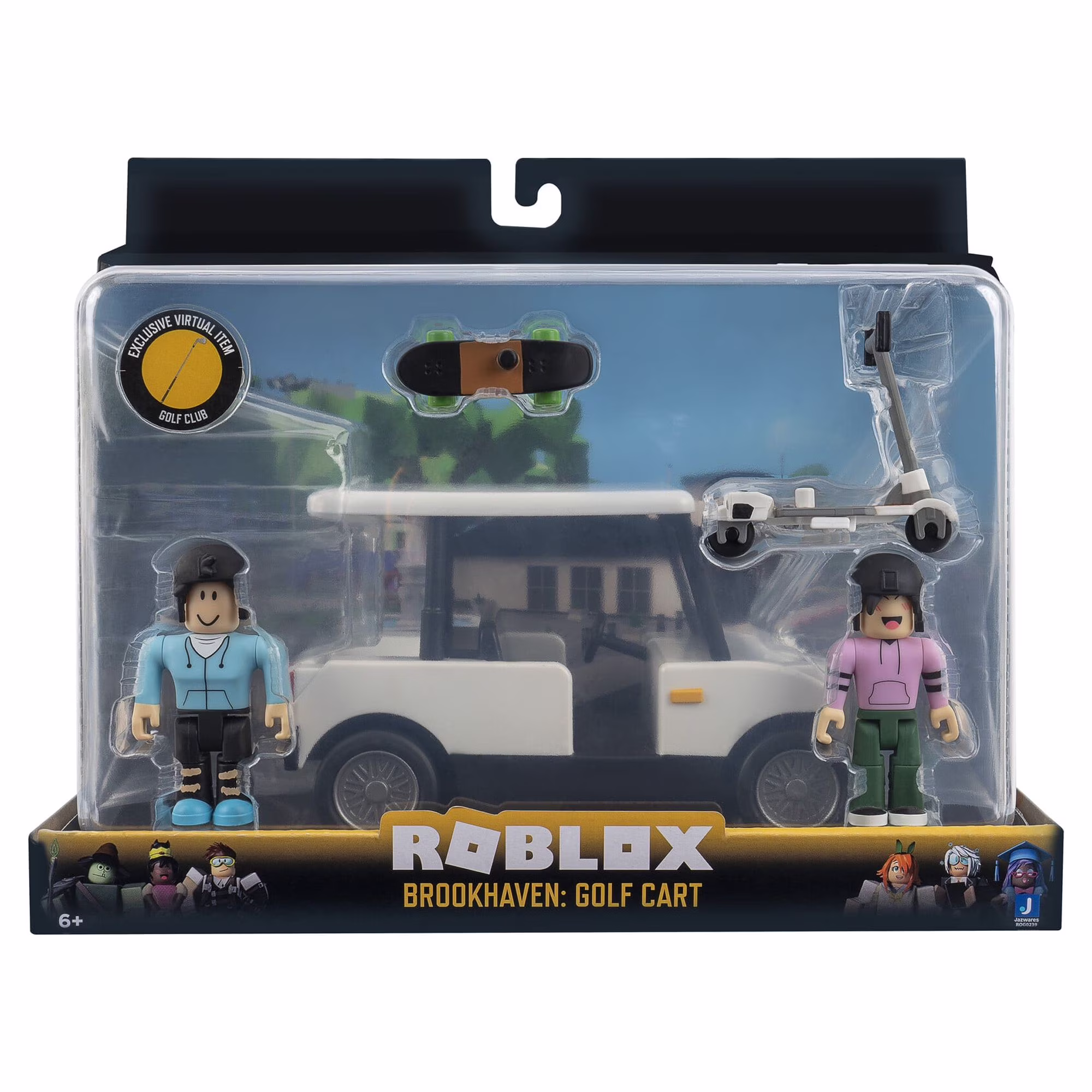 Roblox Celebrity Collection - Brookhaven: Golf Cart Deluxe Vehicle [Includes Exclusive Virtual Item]