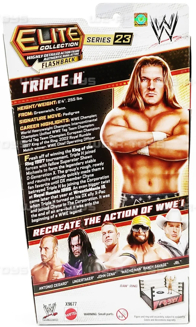 WWE Wrestling Elite Series 23 Triple H Action Figure