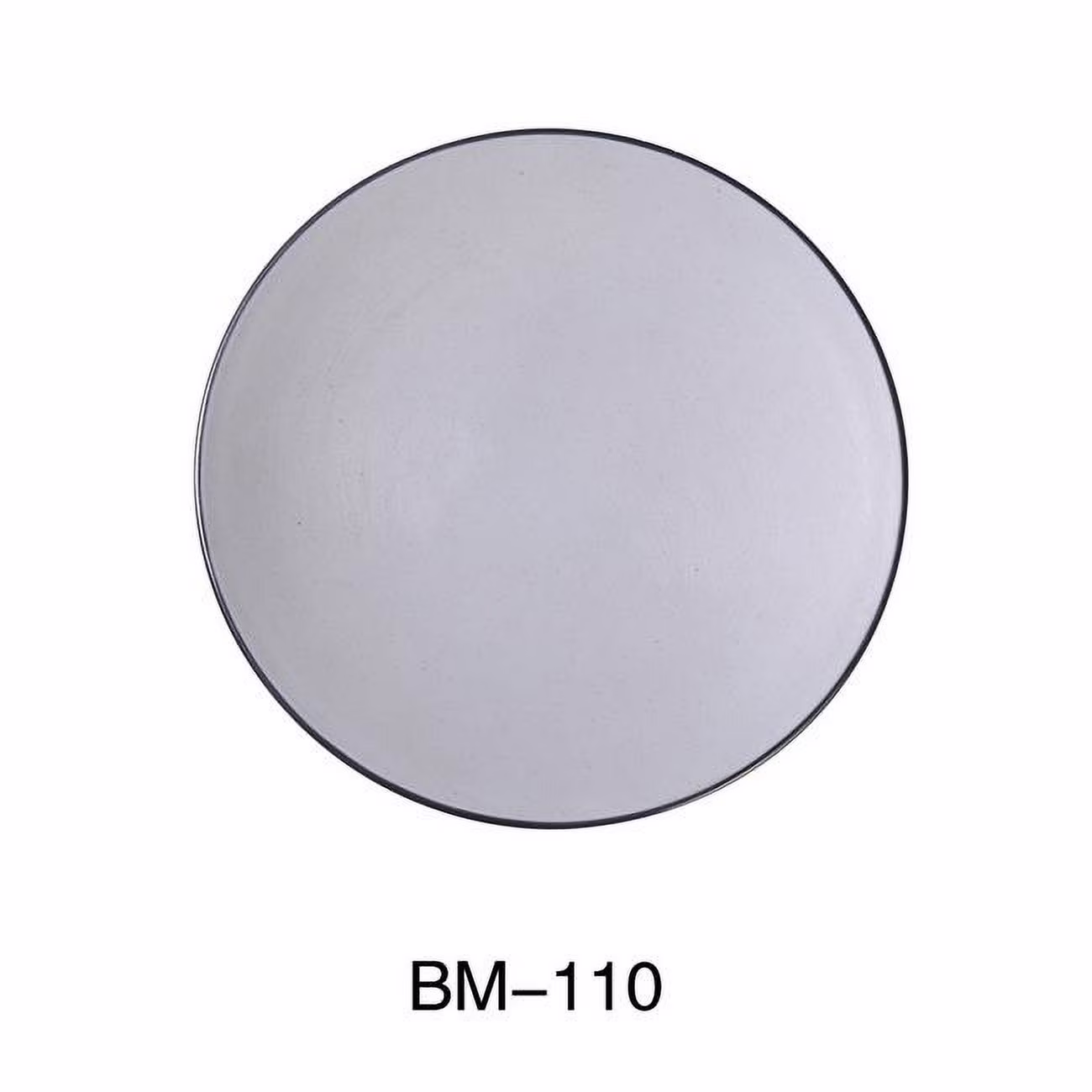 10.25 in. Birmingham Melamine Scratch Resistant Round Plate - Pack of 24