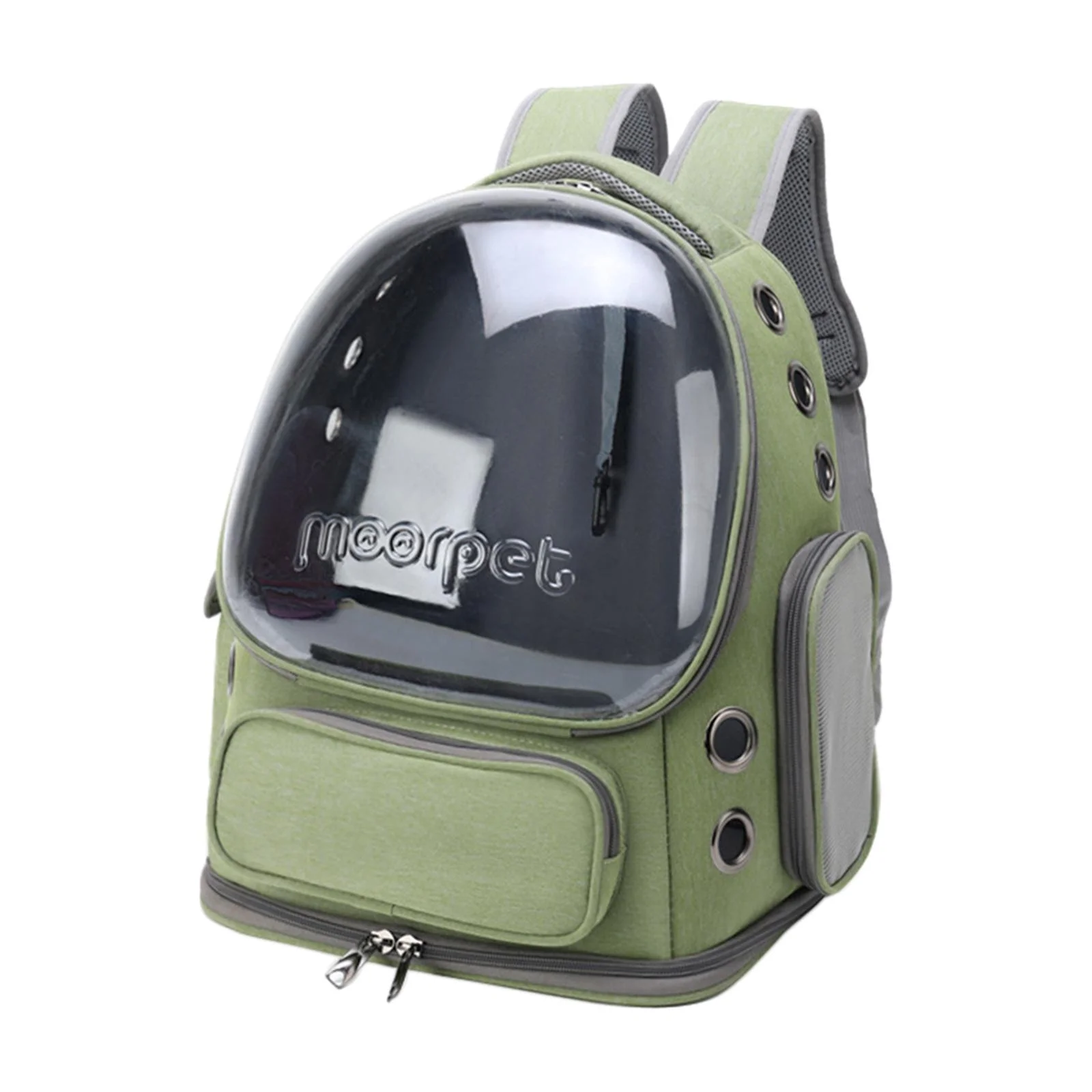 Cat Backpack Carrier Bubble Carrying Bag, Small Dog Backpack Carrier for Small Medium Dogs Cats, Pet Carrier Dog Hiking Backpack, Travel Carrier Green
