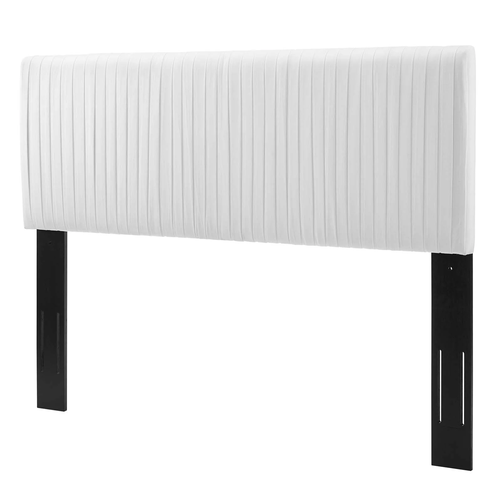 Tufted Headboard, Twin Size, Velvet, White, Modern Contemporary Urban Design, Bedroom Master Guest Suite