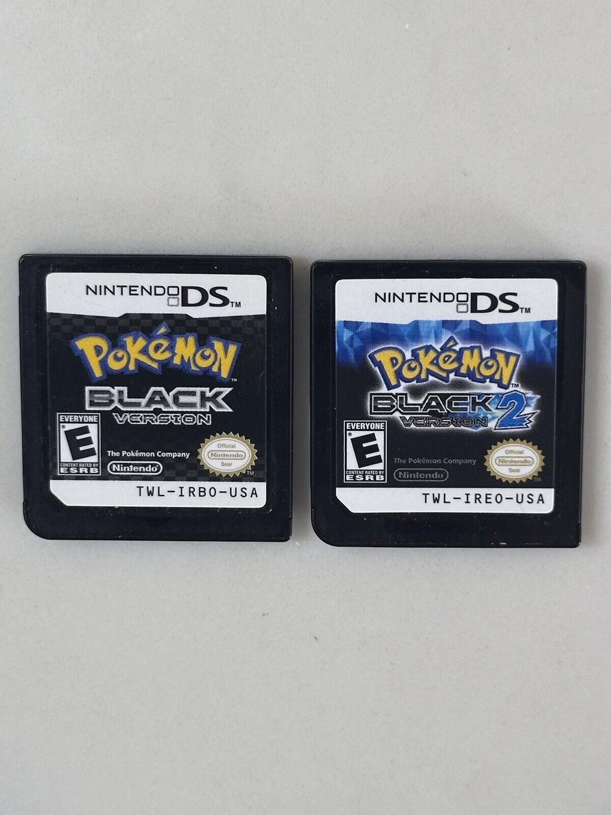 Pokémon Black Version 1 & 2 BUNDLE (Nintendo DS, 2012) Authentic SHIPS SAME DAY!