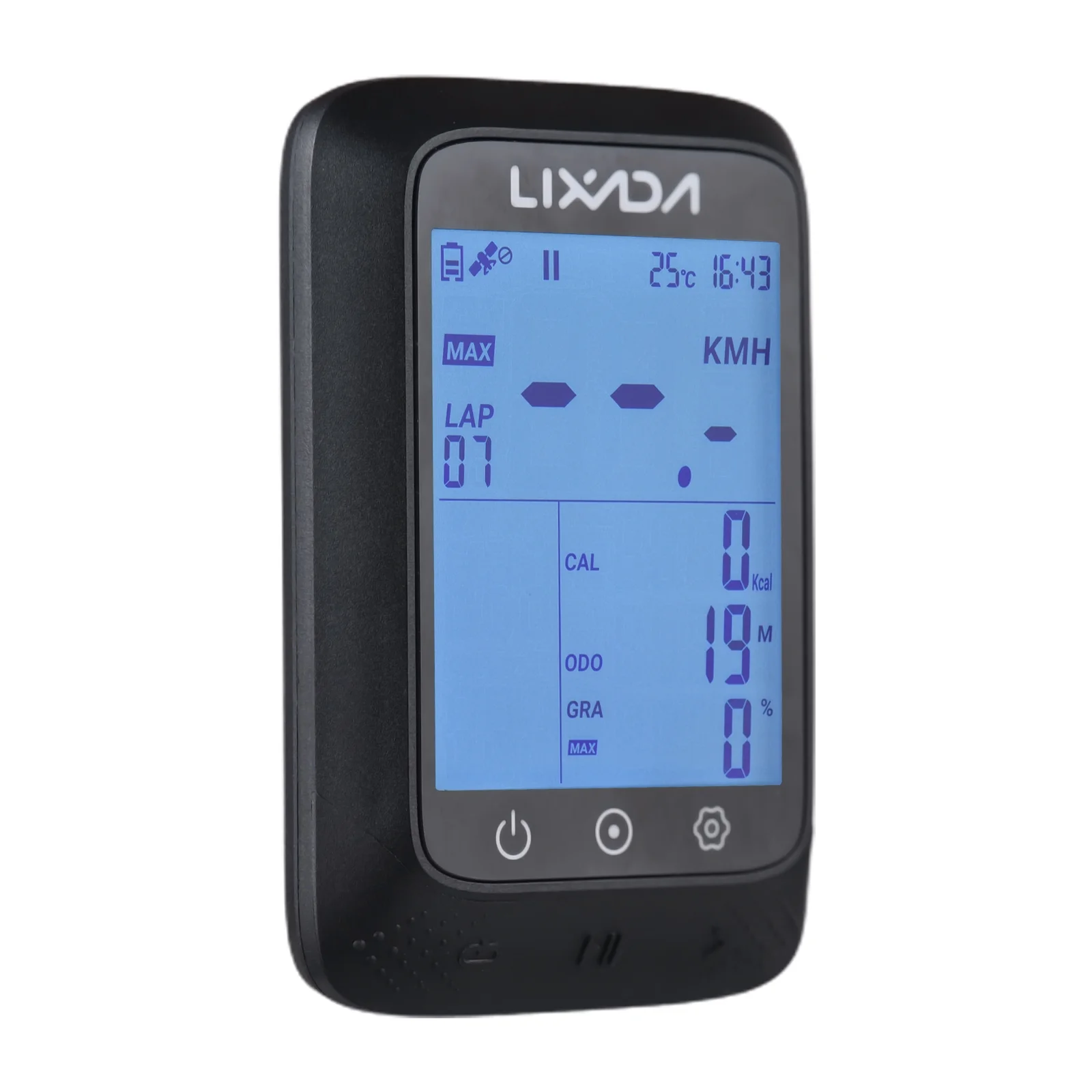 Lixada Bike Computer,Wireless Waterproof Ant+ Compatible App Computer Bike Computer Wireless 2.3in Altitude Heart AltitudeCompatible Ant+ And Bt Waterproof Ant+ And