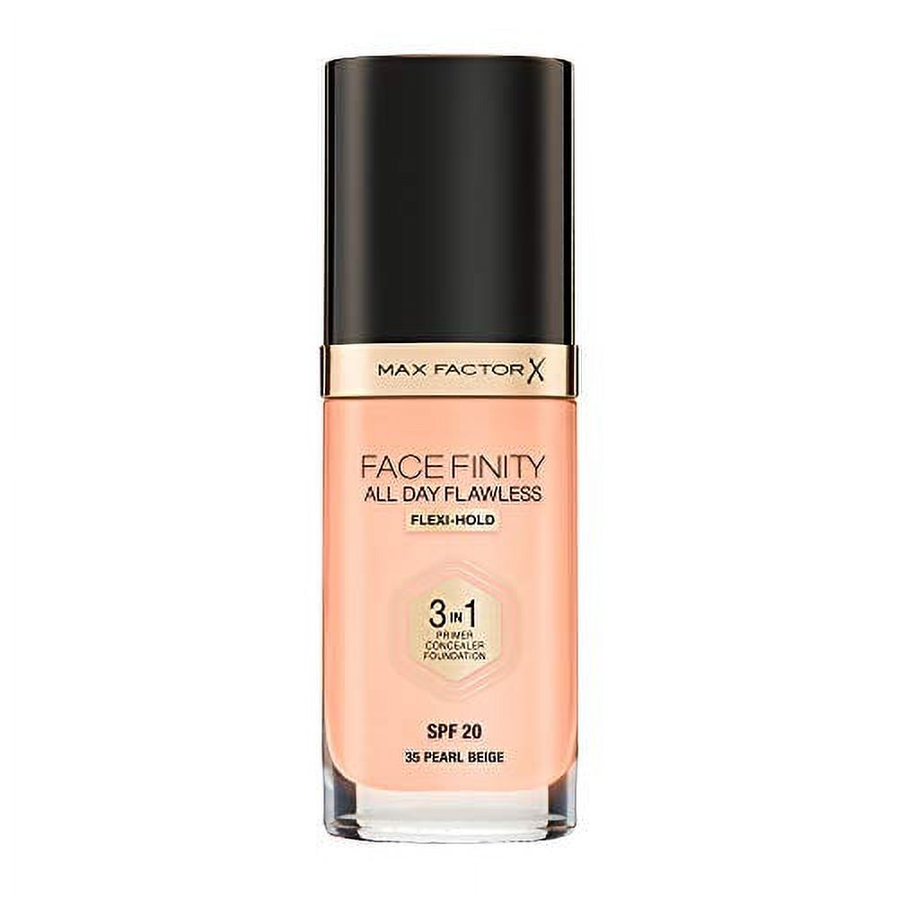 Max Factor Facefinity All Day Flawless 3 In 1 Foundation SPF 20, No. 35 Pearl Beige