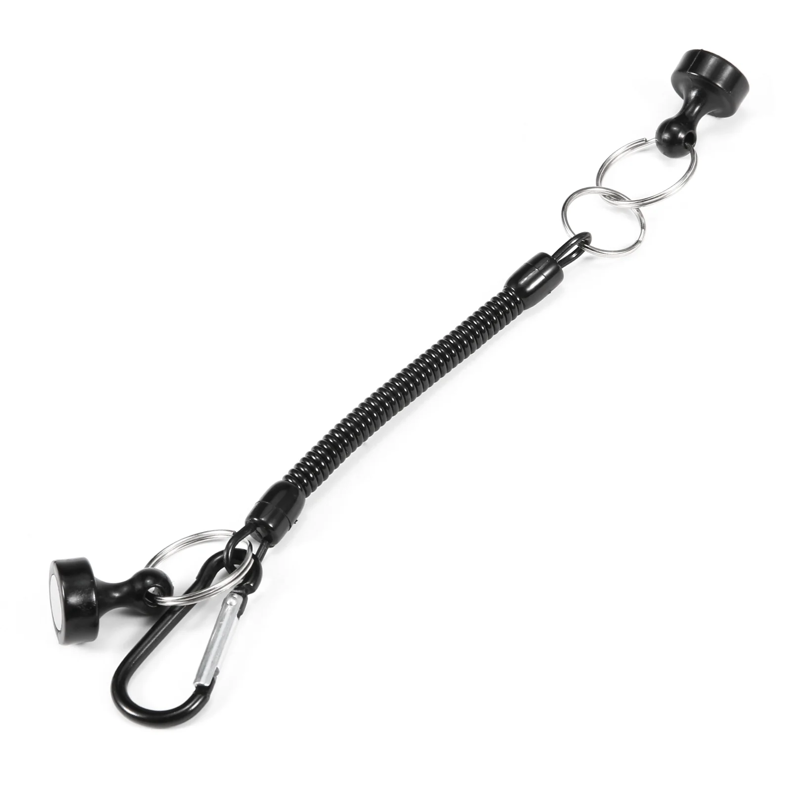 Lixada Coil Lanyard,Carabiner Clip Net Coil Coil Carabiner Clip 6pcs Coil Carabiner Clip Net Net