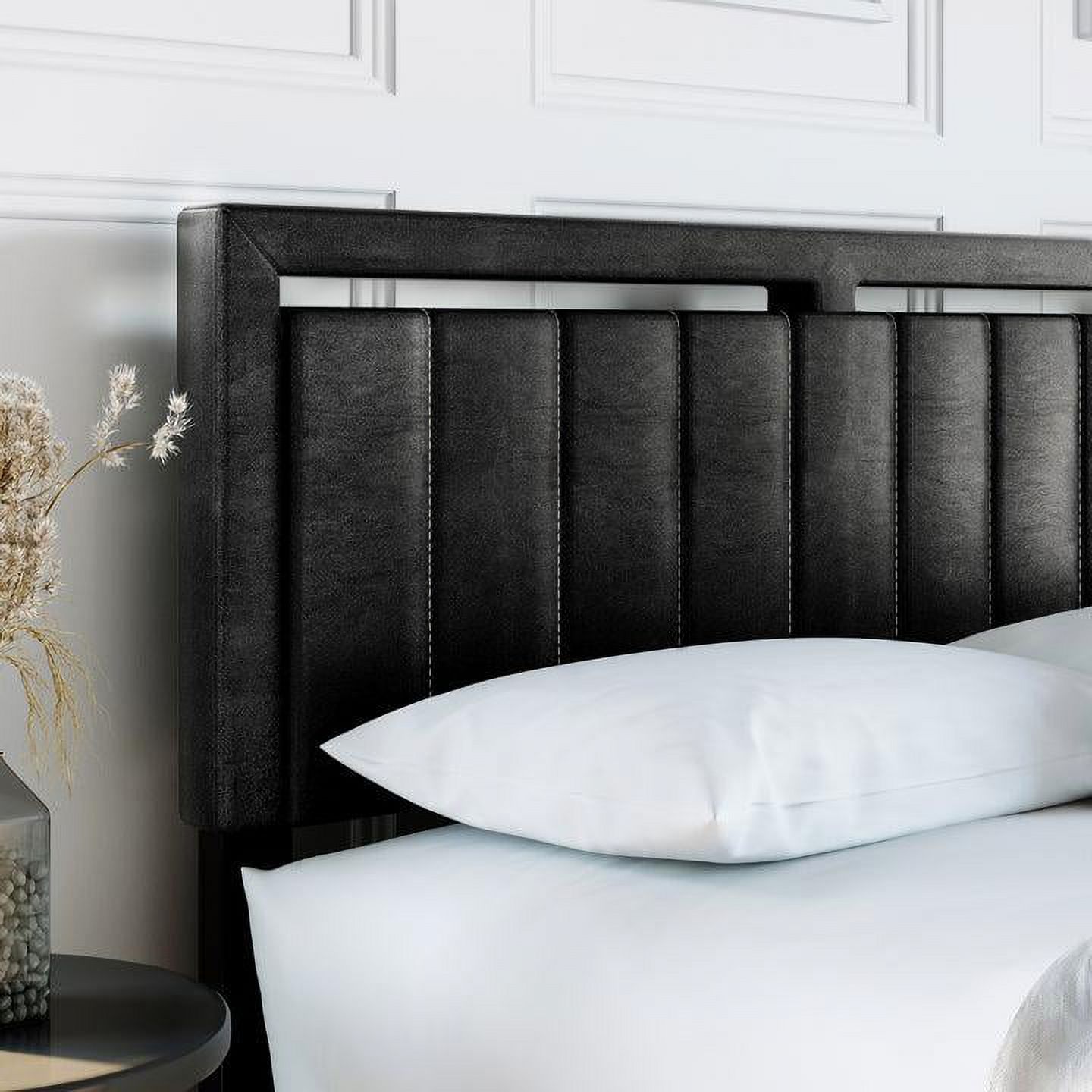 Boyd Sleep BMPBBK201EK Beau Faux Leather Upholstered Platform Bed