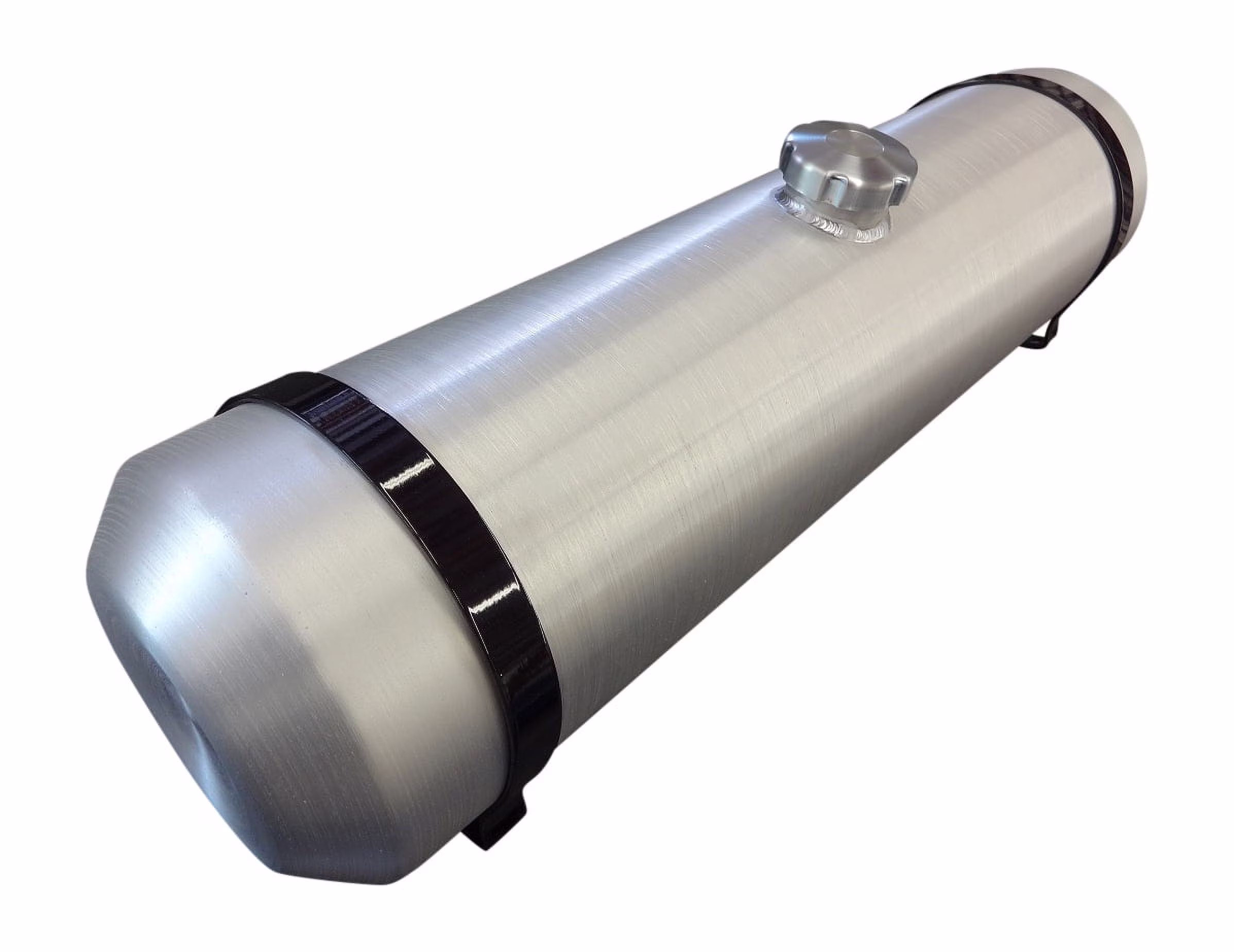 10x30 Center Fill Round Spun Aluminum Gas Tank - 10 Gallon