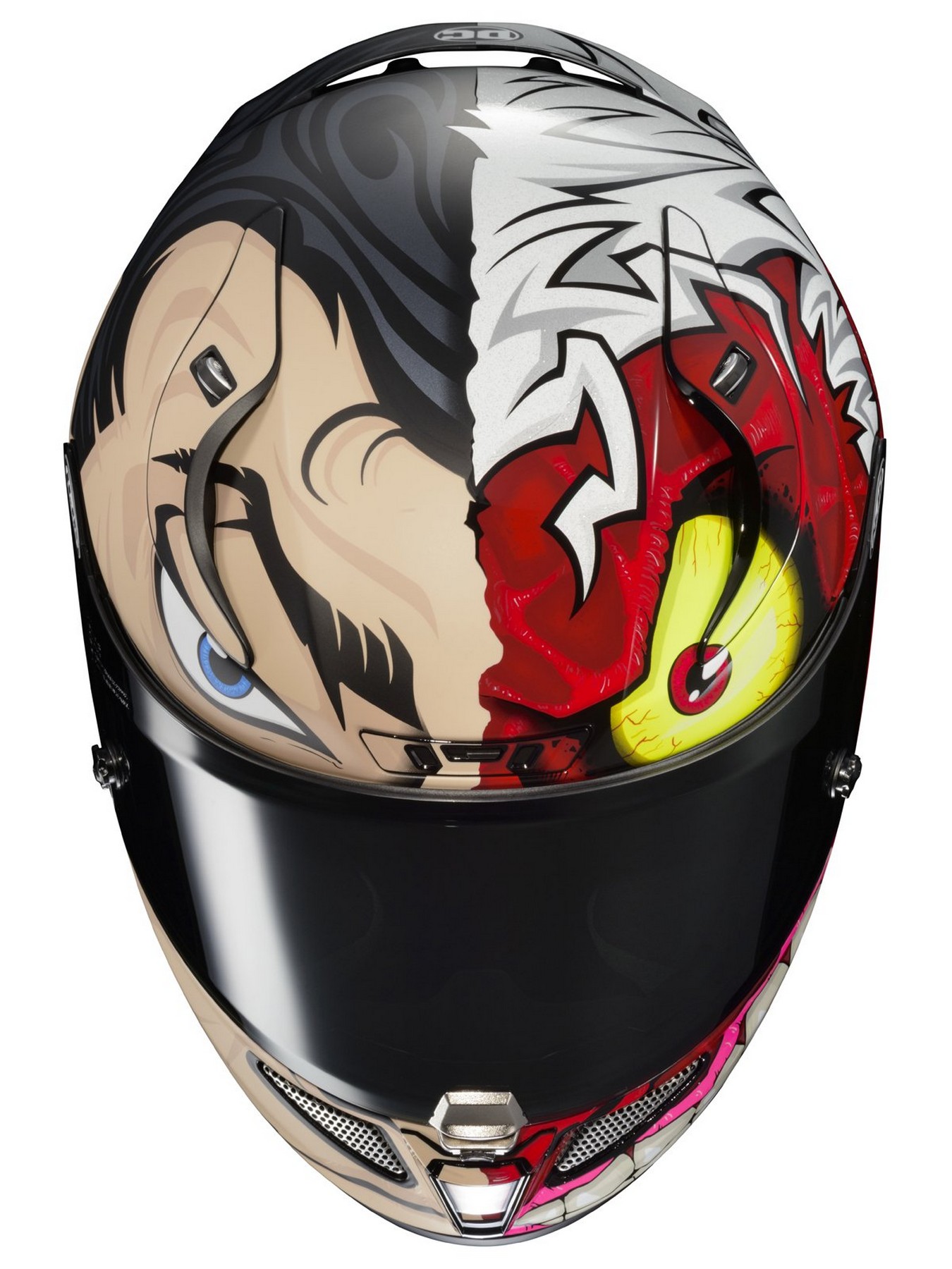 HJC RPHA 11 Pro Two Face Motorcycle Helmet Red/White XXL