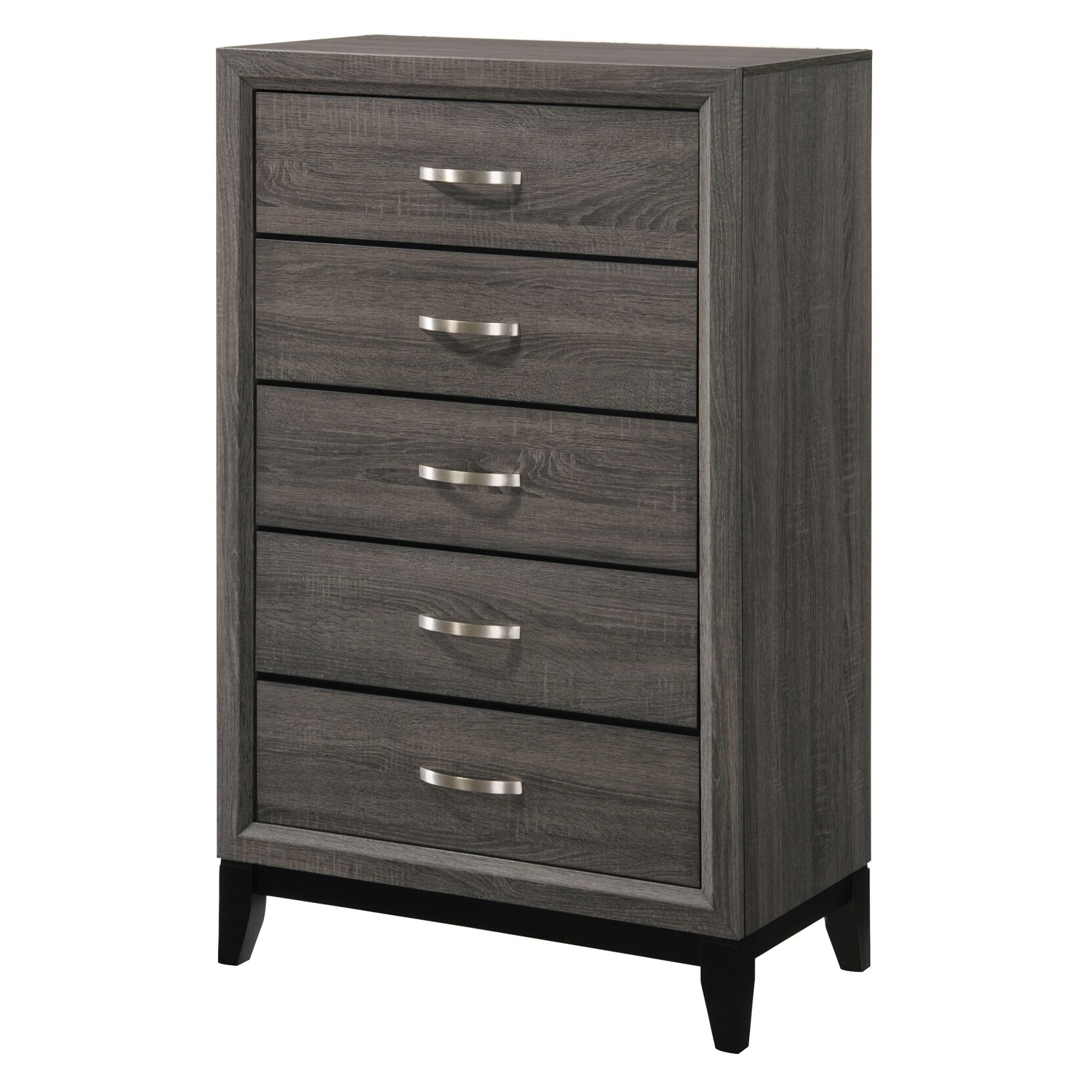 Coaster  Furniture Watson Grey Oak and Black 5-drawer Chest