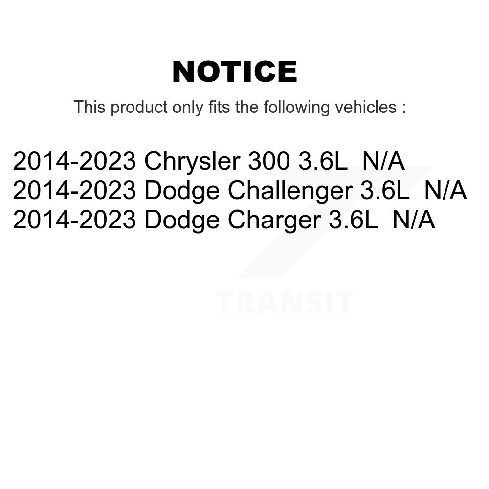 PUR 2x Air + 2x Cabin + 2x Engine Cartridge Oil Filter (6 Total) Kit for Car 2014-2023 Dodge Charger Challenger Chrysler 300 3.6L KFM-101287