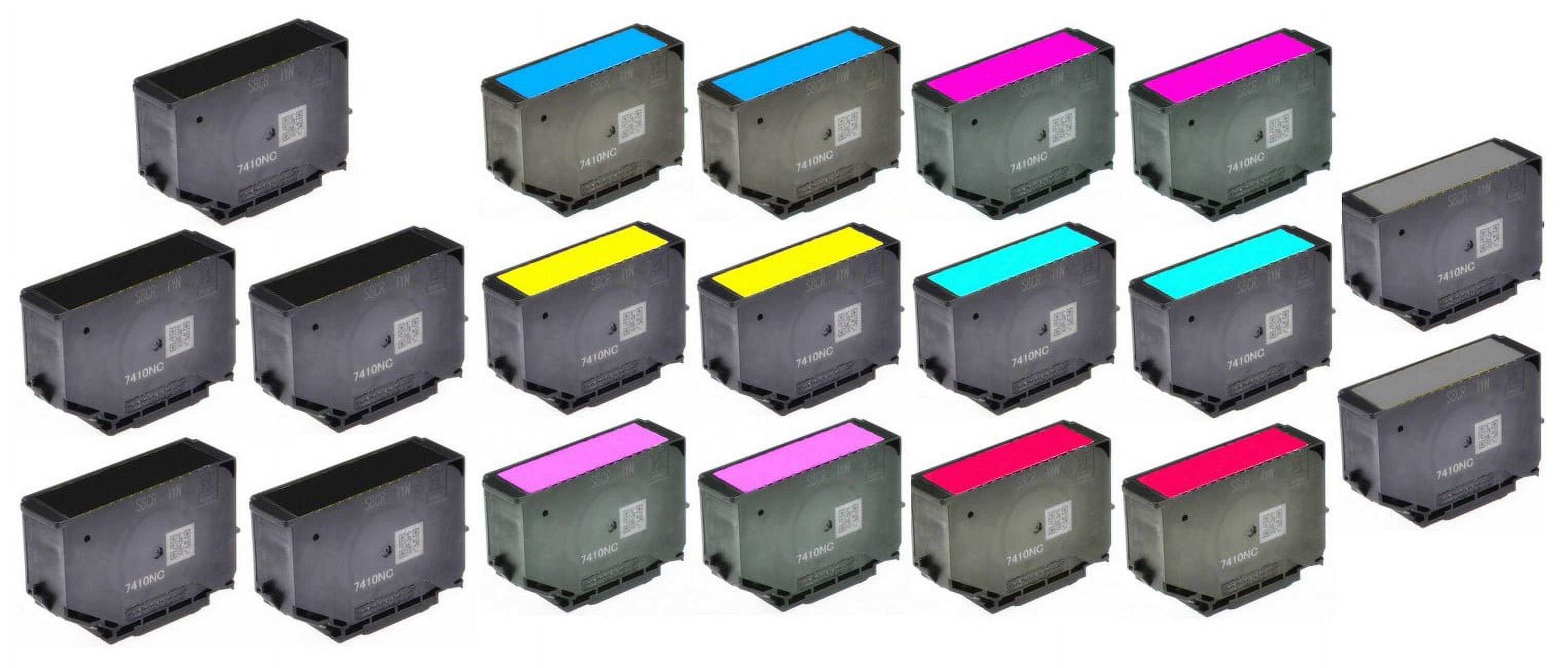 PrinterDash Replacement for Expression Photo HD XP-15000 High Yield Inkjet Combo Pack (5-BK/2-C/M/Y/LC/LM/GY/R) (NO. 312XL/NO.314XL) (T3145B2CMYLCLMGYR)