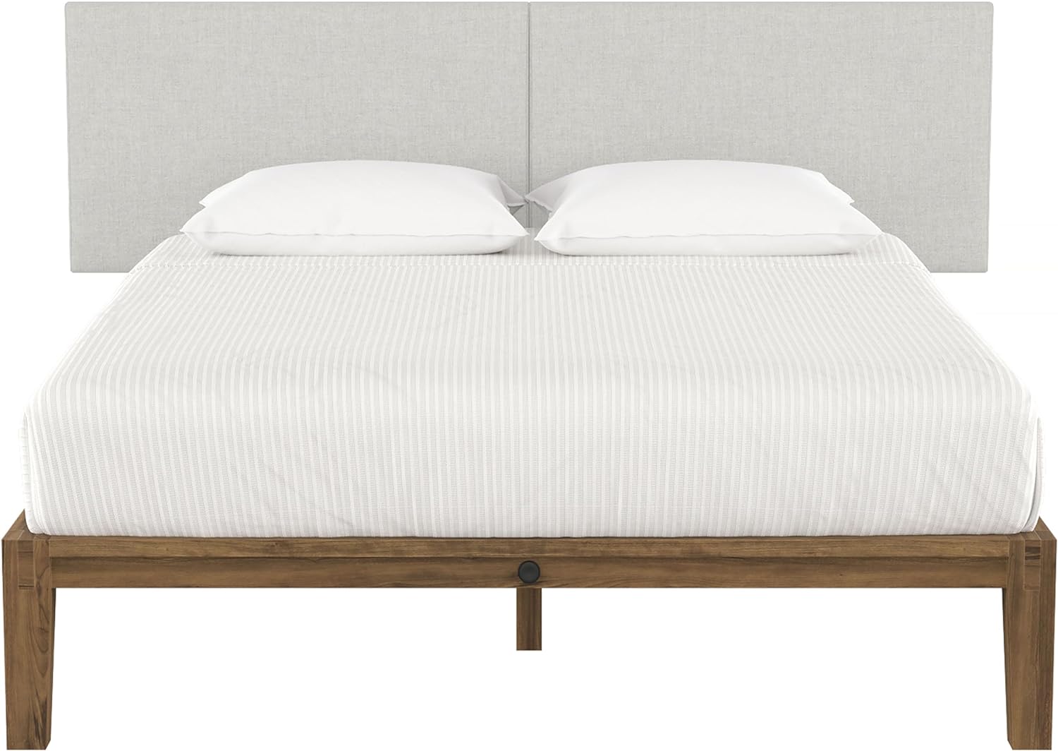 Panelist Modern Padded Headboard- Set Of 2 Wall Mounted Panels (Each 22.5