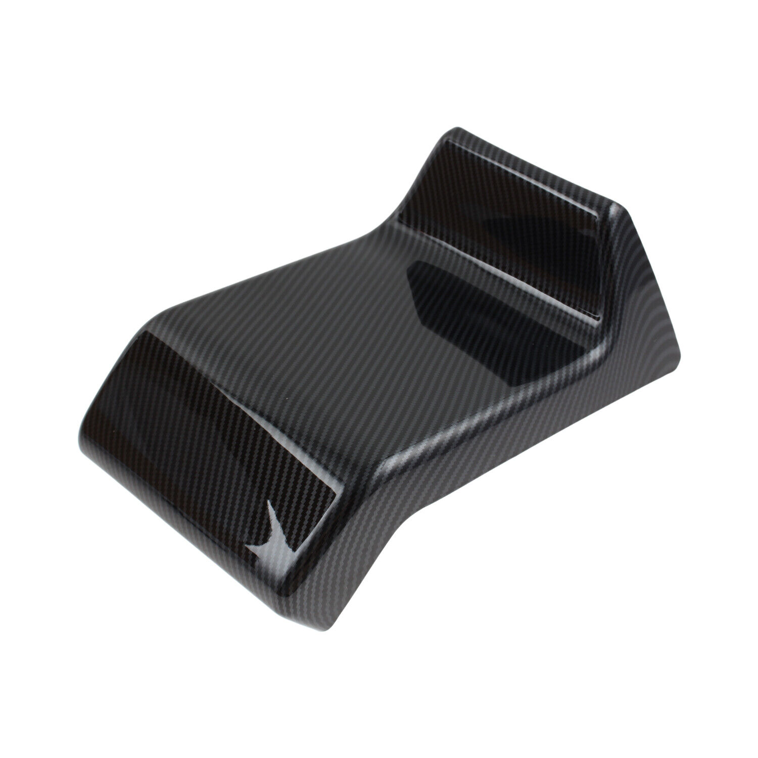 Carbon Fiber Armrest Box Rear Cover Trim Fit for Subaru Crosstrek 2018-2023