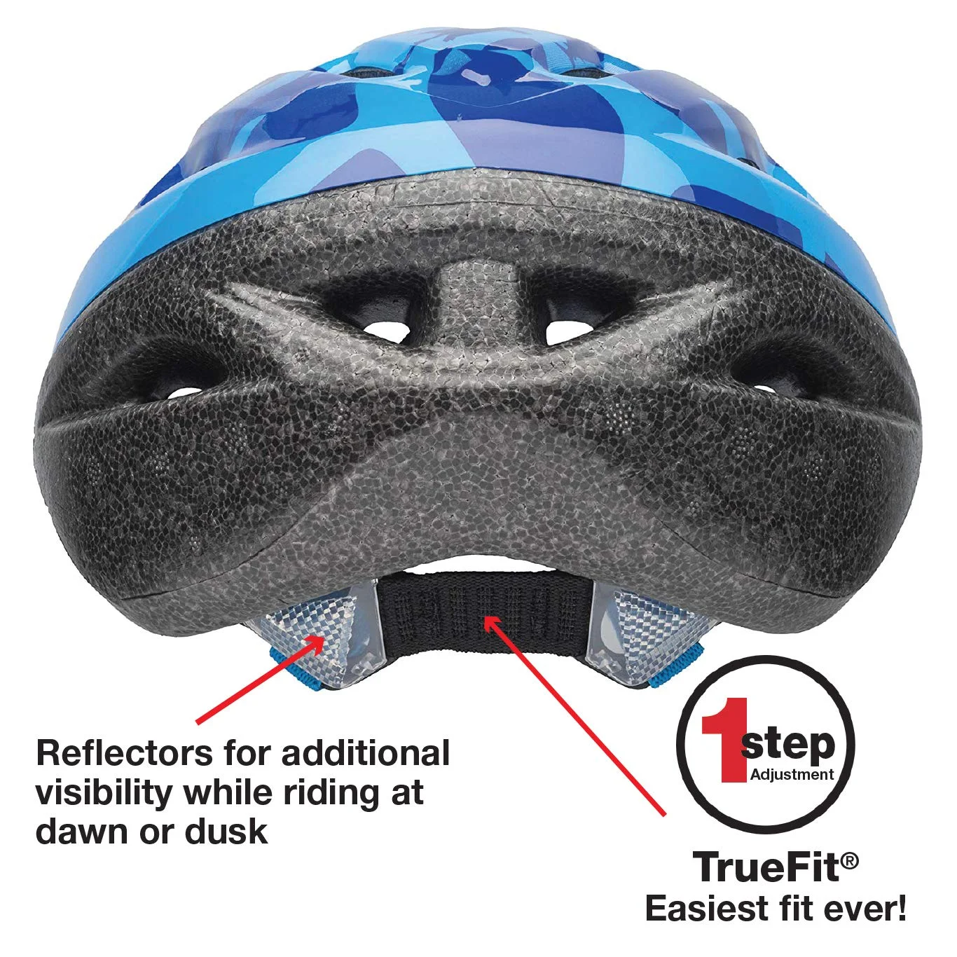BIKE HELMET BLUE AGE5-8 (Pack of 1)