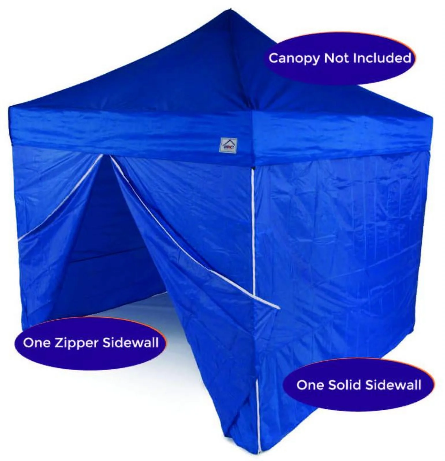 Impact Canopy Side Wall Kit, Canopy Walls for 10x10 Instant Pop Up Canopy Tent, Walls Only, 2 Pack, Royal Blue