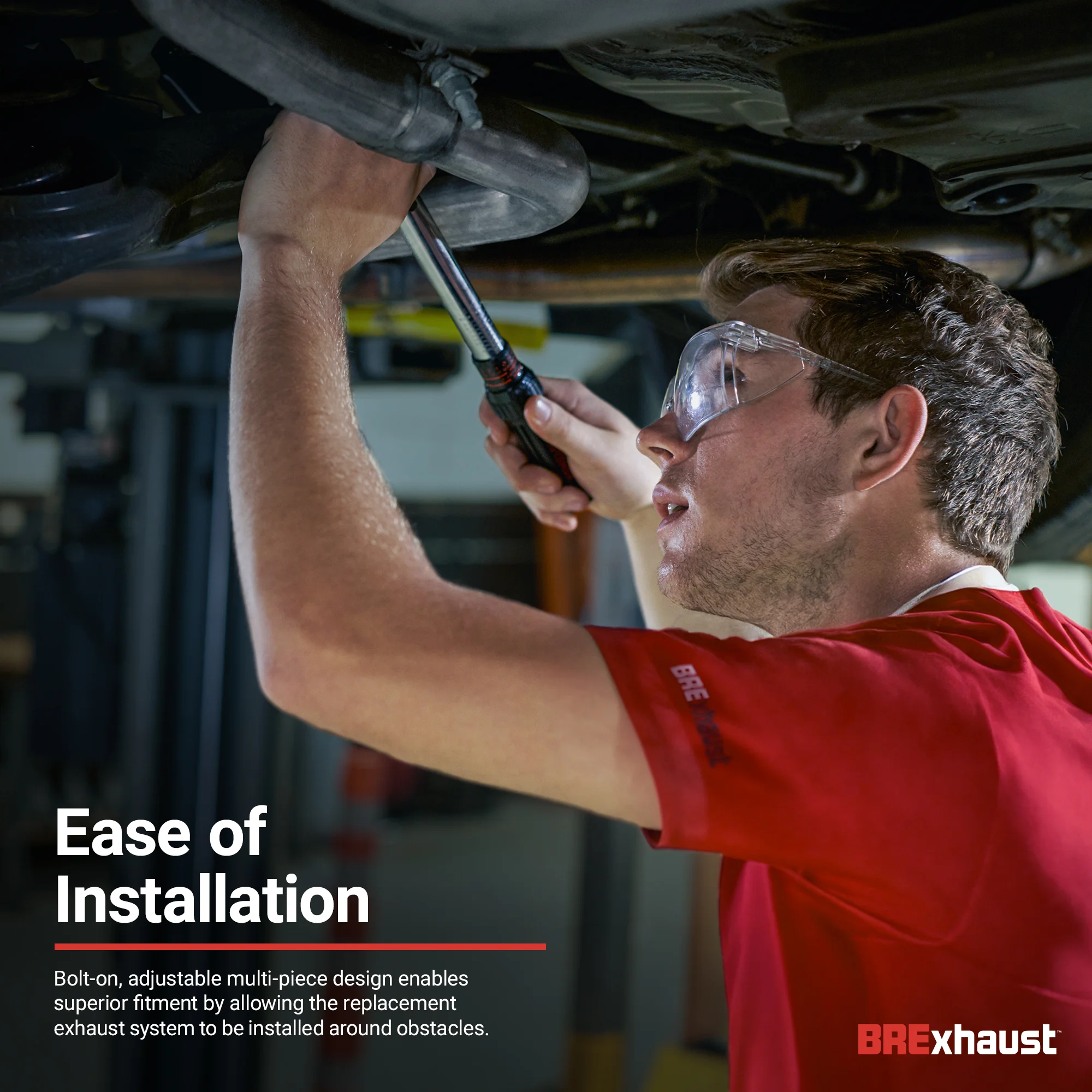 BRExhaust Direct-Fit Replacement Exhaust System 106-0490