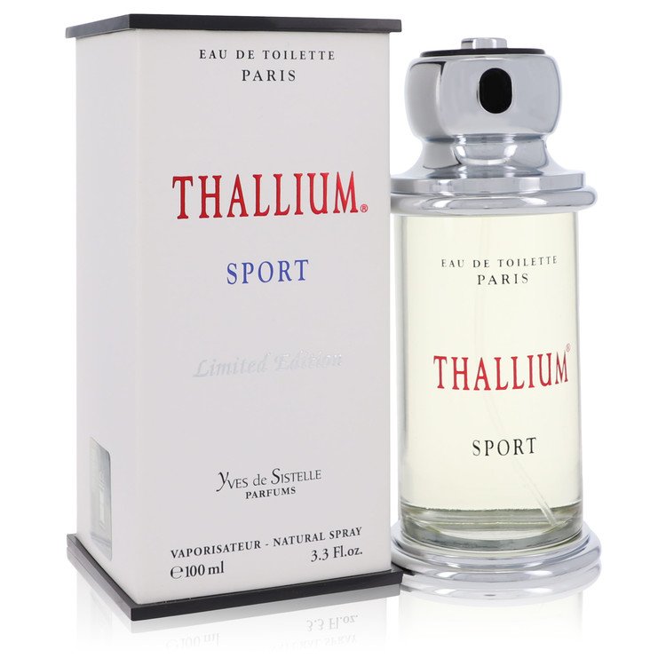 Thallium Sport by Parfums Jacques Evard Eau De Toilette Spray (Limited Edition) 3.4 oz for Men Pack of 4