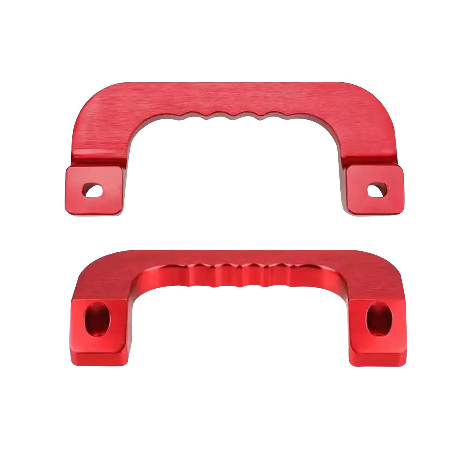 Grab Roof Handle Grip Assist Handle Premium Heavy Duty Aluminum Alloy for Truck Cargo Trailer Spare Parts Car Interior Billet Grab Handle red