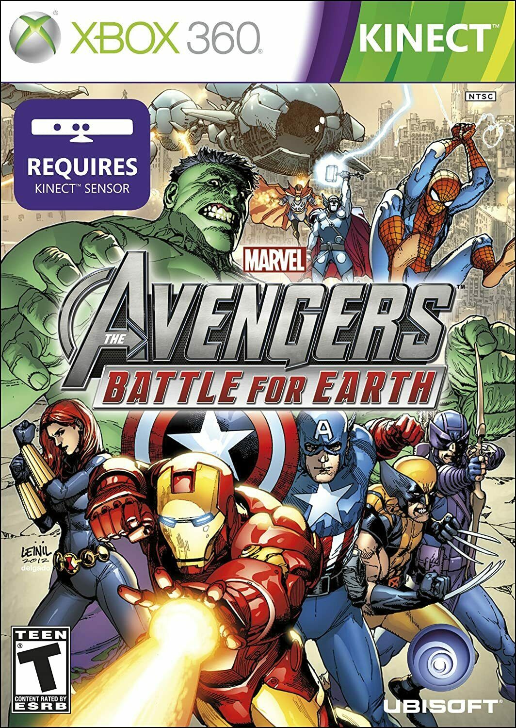 Marvel Avengers: Battle For Earth - Microsoft Xbox 360 [Ubisoft Superhero] NEW