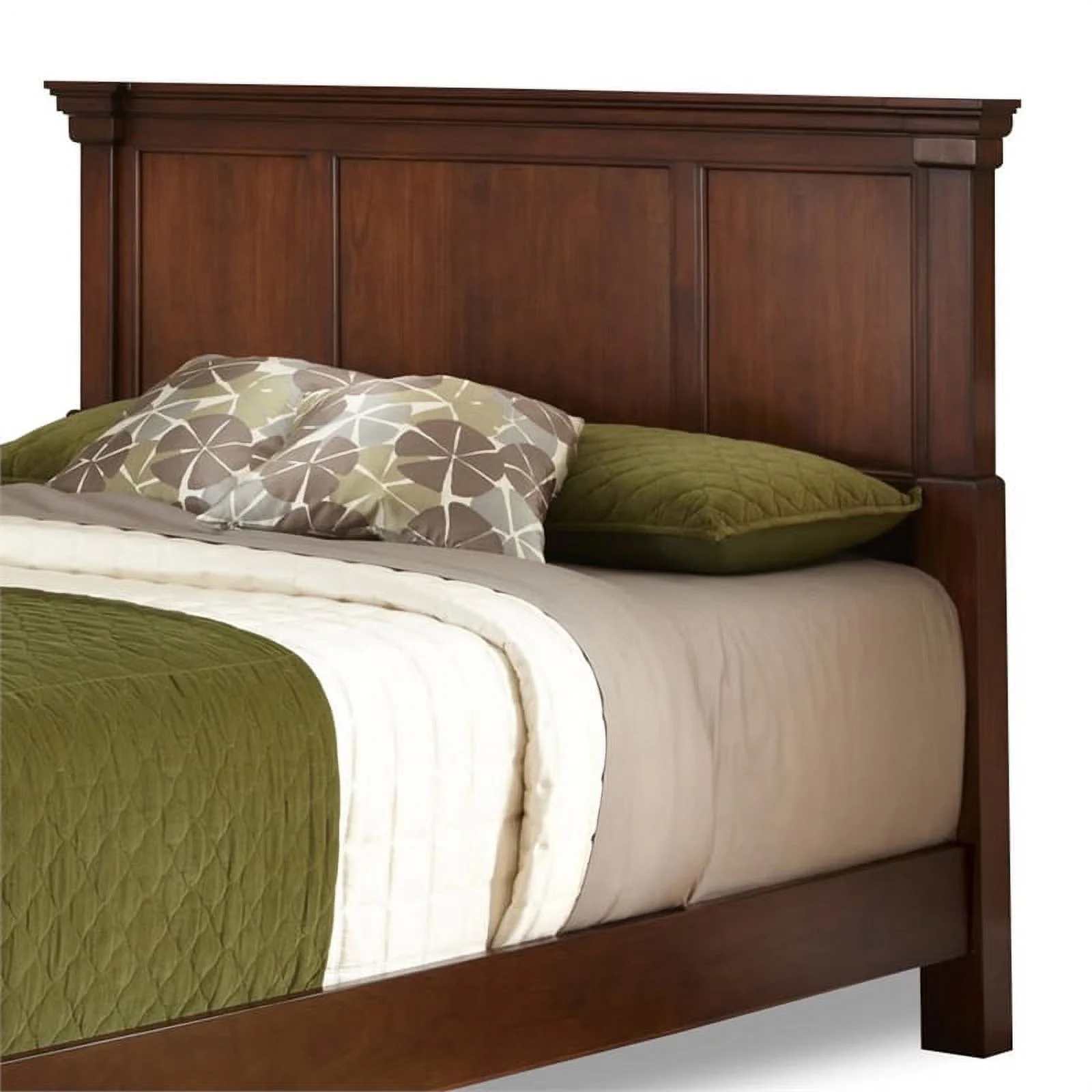 Bowery Hill Traditional Wood King Headboard in Brown