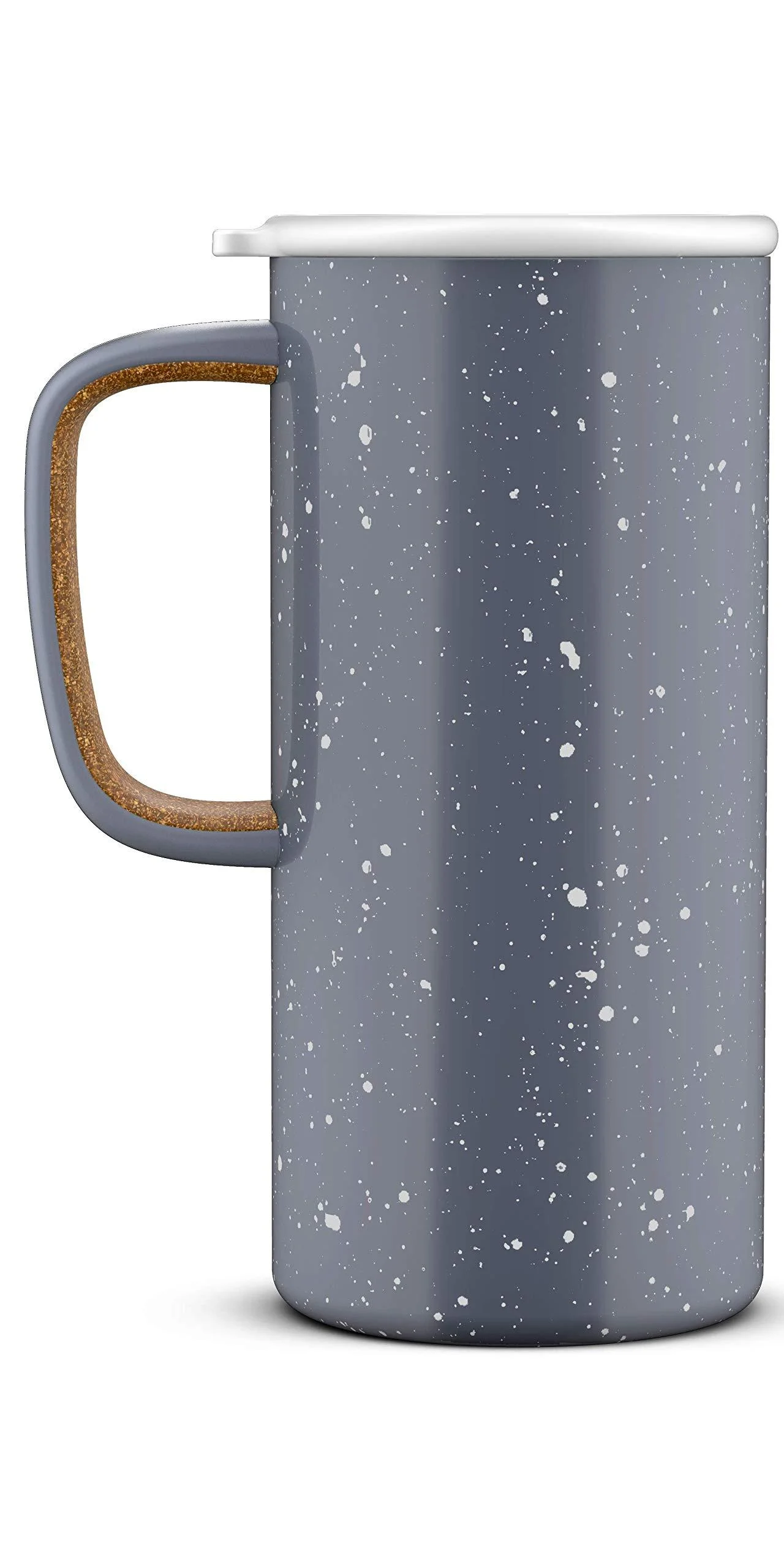 Ello Campy Vacuum Insulated Stainless Steel Water Bottle with Slider Lid, 16 Ounce Avalon Sea