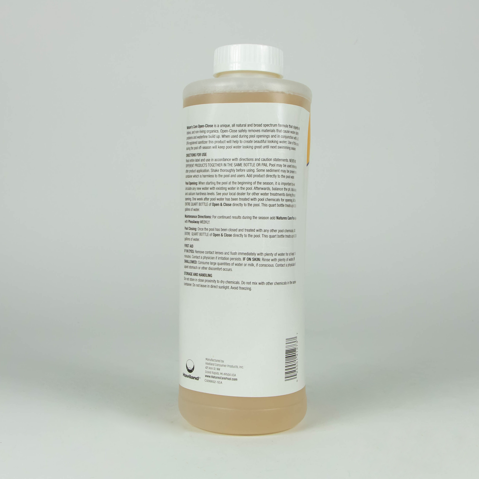 Pool Central 1 Qt. Nature's Care Open-Close for Swimming Pools