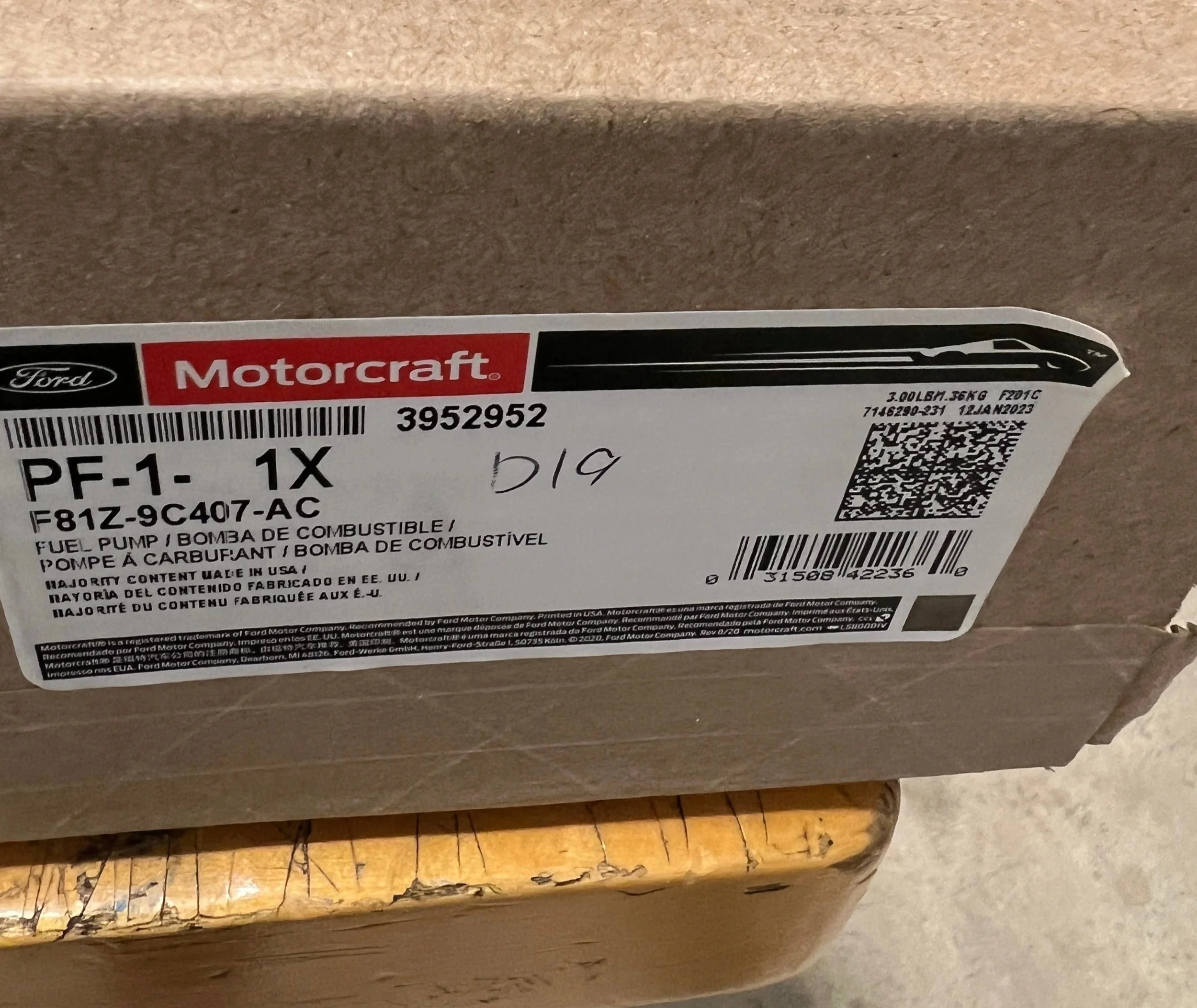 1998-2003 Ford E-150 E-250 Van 4.2 4.6 5.4 OEM Fuel Pump Genuine New