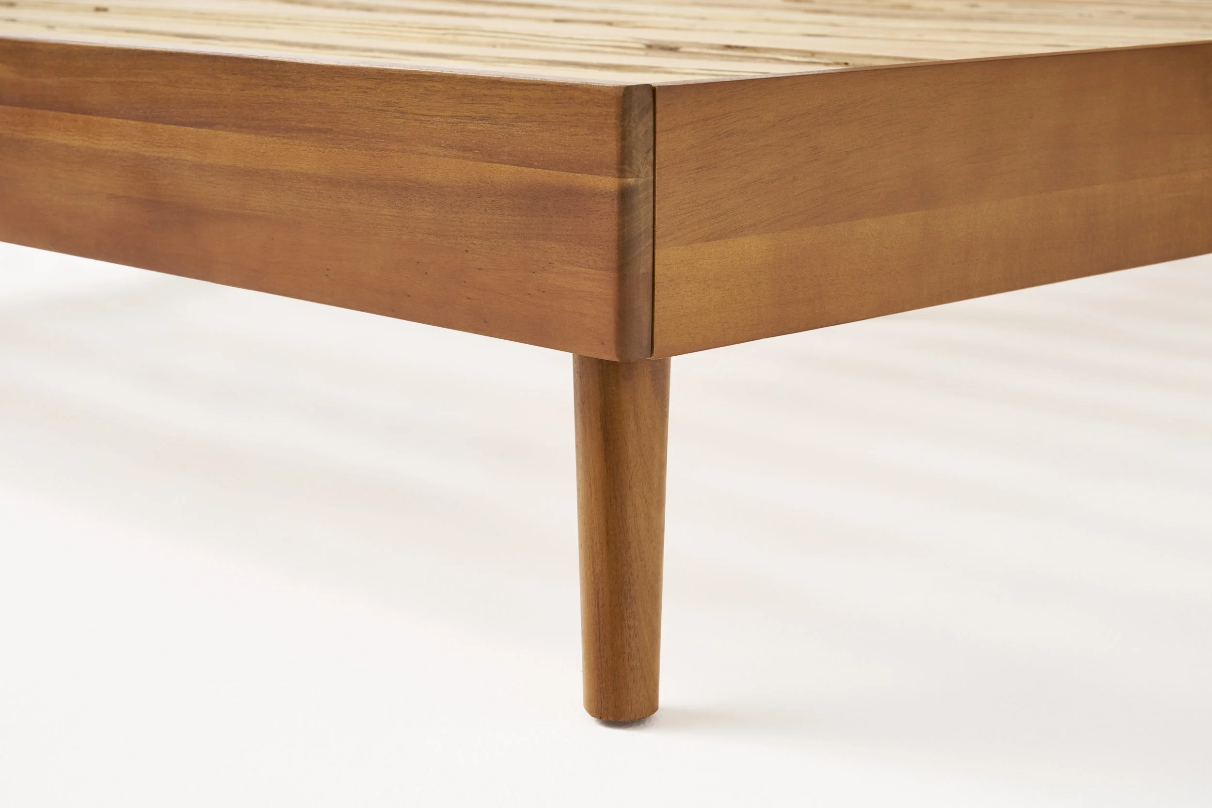 GDF Studio OkiOki Mid Century Bedroom Collection, Natural 3 Drawer King