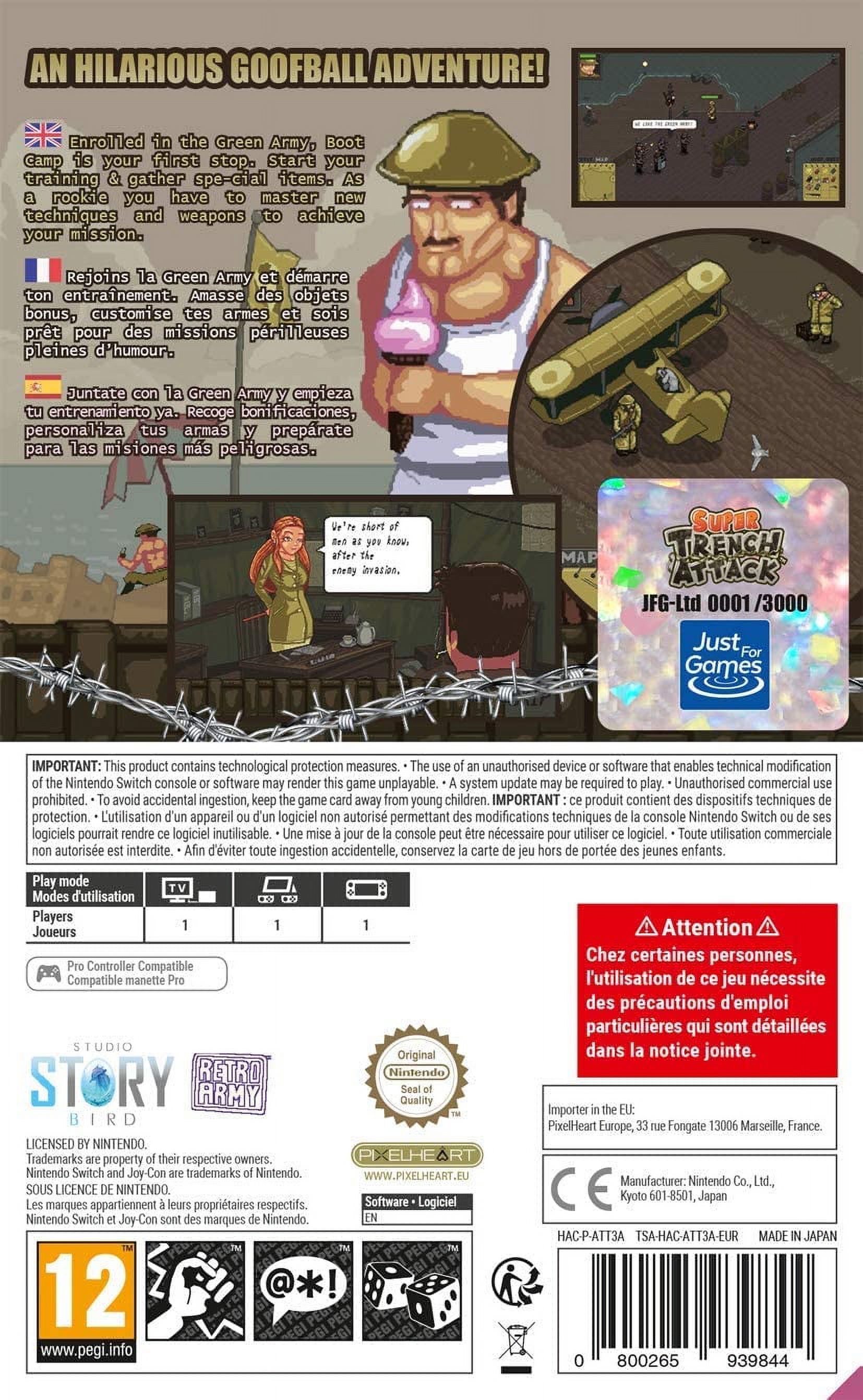 Super Trench Attack Nintendo Switch