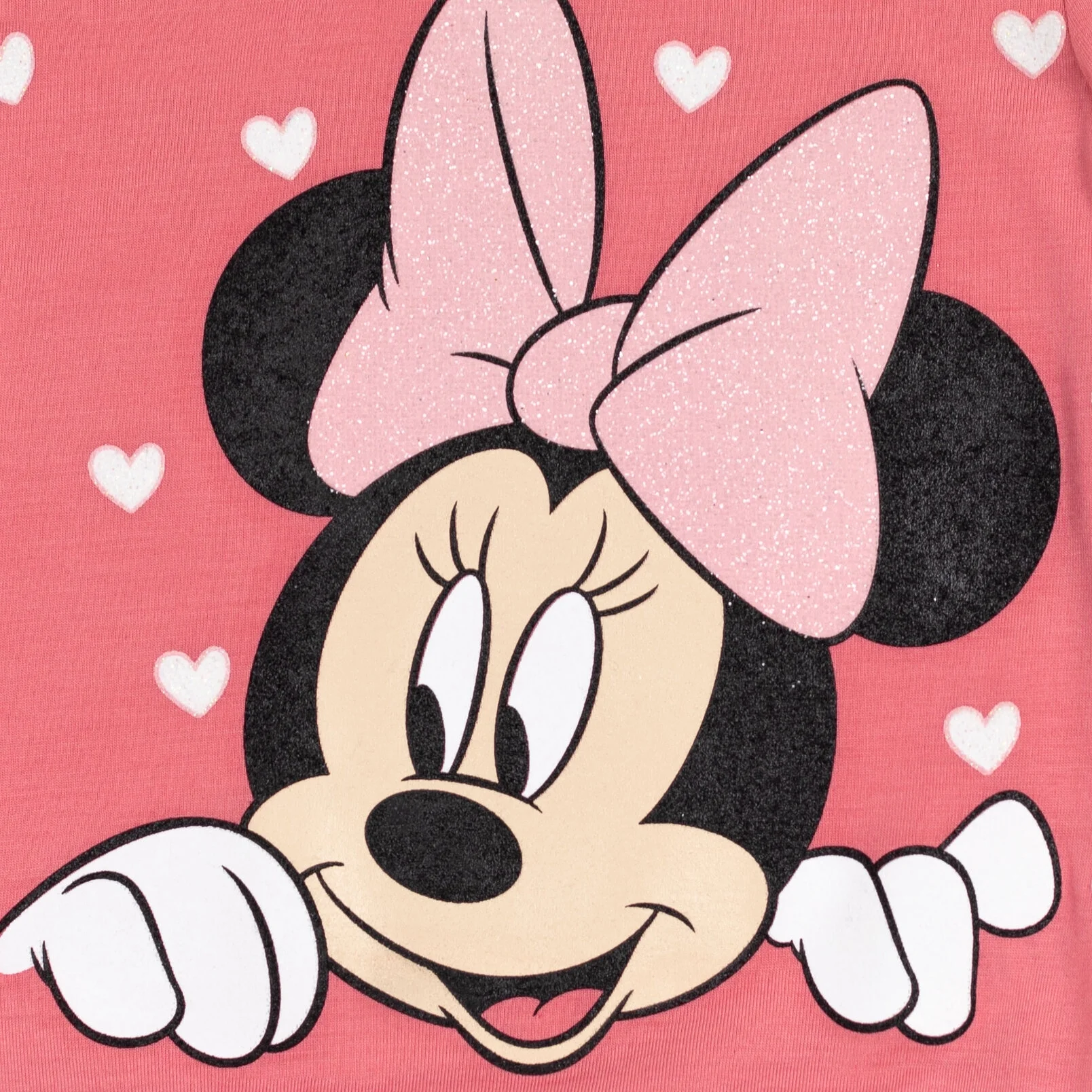 Disney Minnie Mouse Little Girls Peplum T-Shirt and Leggings Outfit Set Toddler to Little Kid