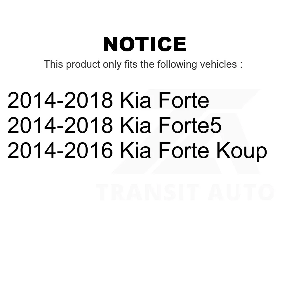 Front Suspension Ball Joint And Tie Rod End Kit For Kia Forte Forte5 Koup KTR-102488