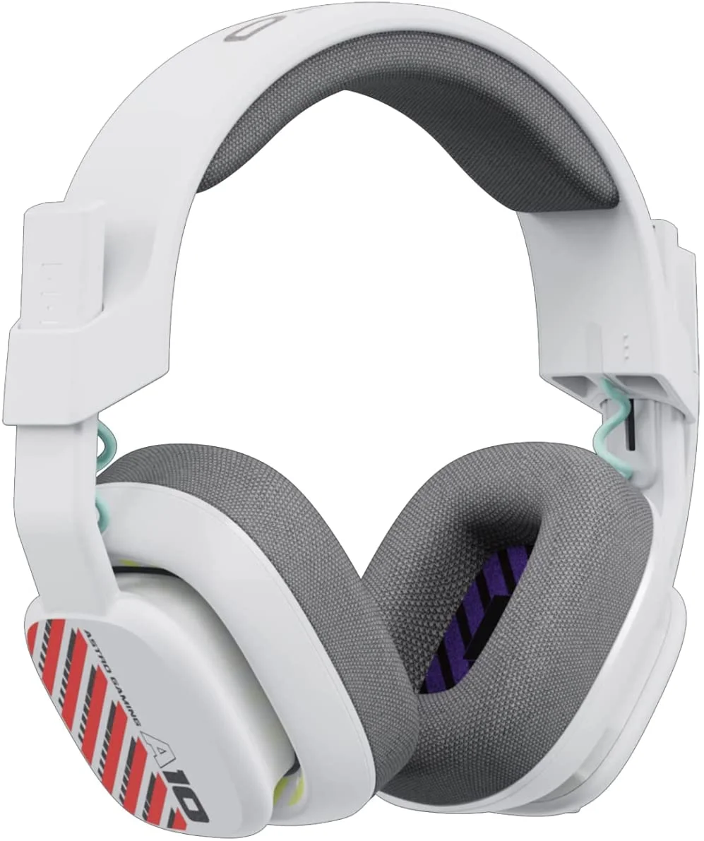 Astro A10 Gaming Headset Gen 2 Wired Headset Over-Ear Gaming Headphones with flip-to-Mute Microphone, 32 mm Drivers,Like New White