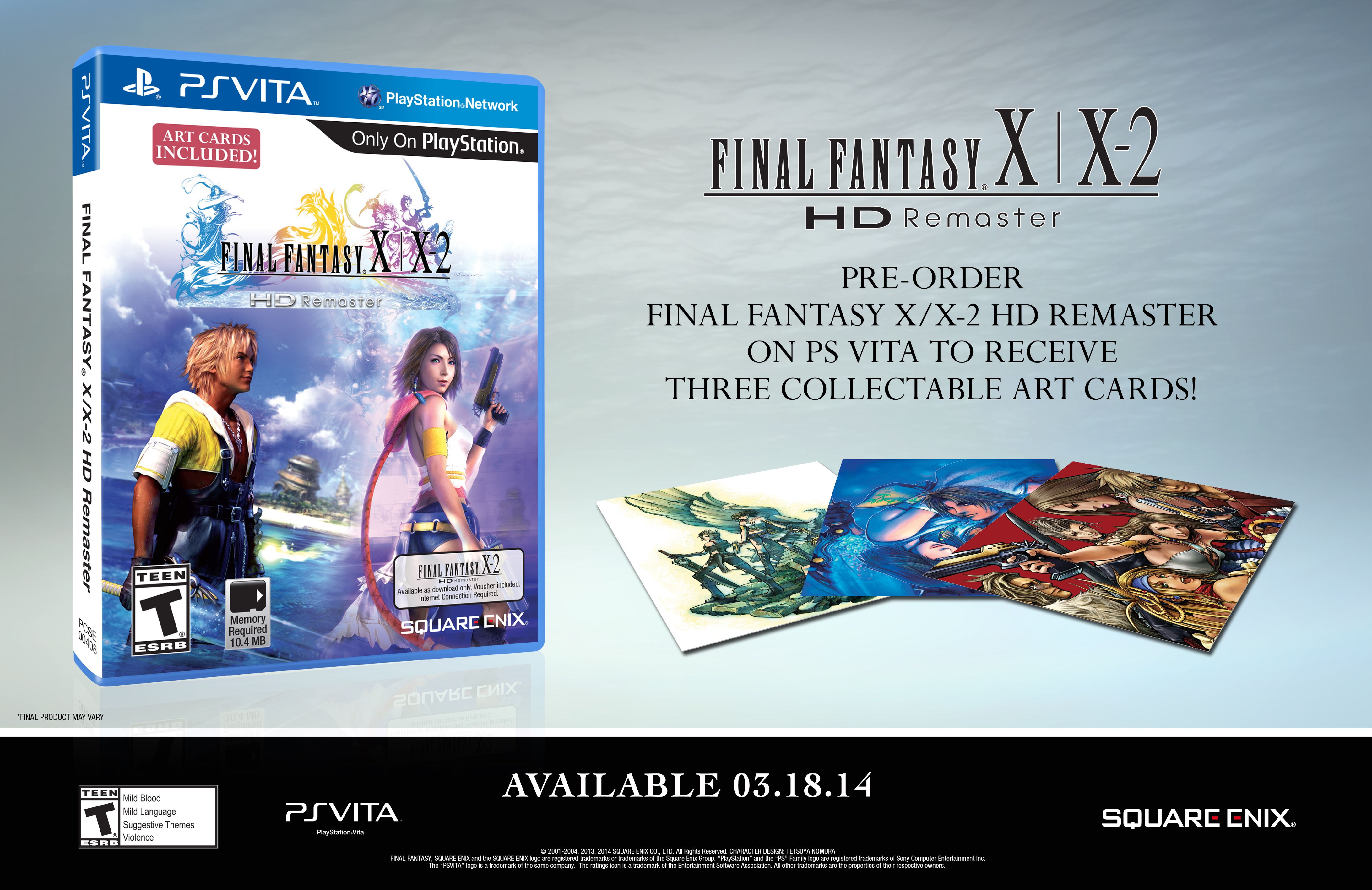 Final Fantasy X/X-2 HD Remaster - HD Remaster - PlayStation Vita