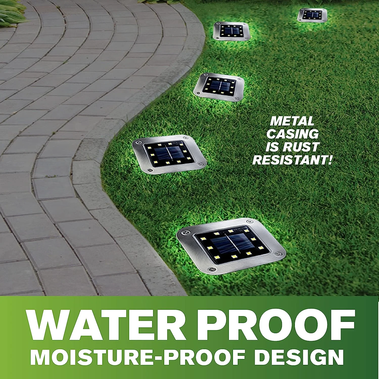 Bell+Howell Disk Lights Square 8 Packs