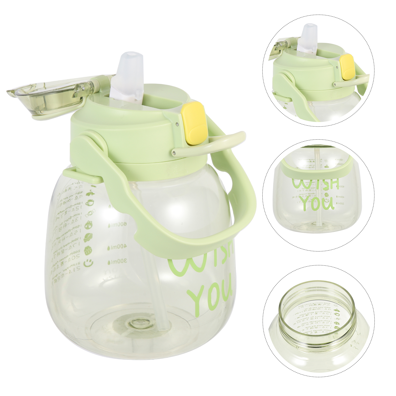 HOMEMAXS 1 Set of Big Belly Water Container Transparent Water Bottle Large Capacity Water Dispenser