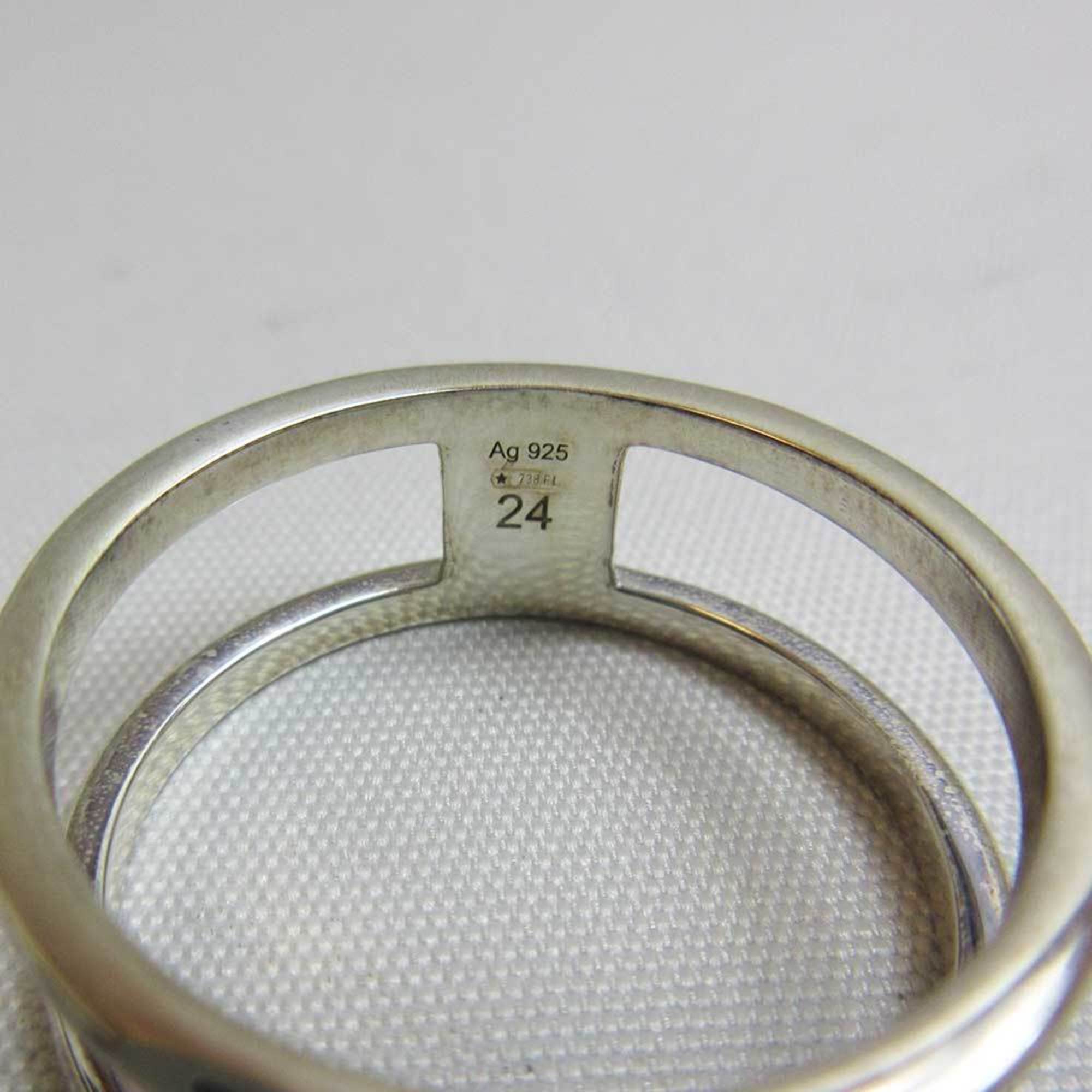 Pre-Owned Gucci ring GG mark silver GUCCI (Good)