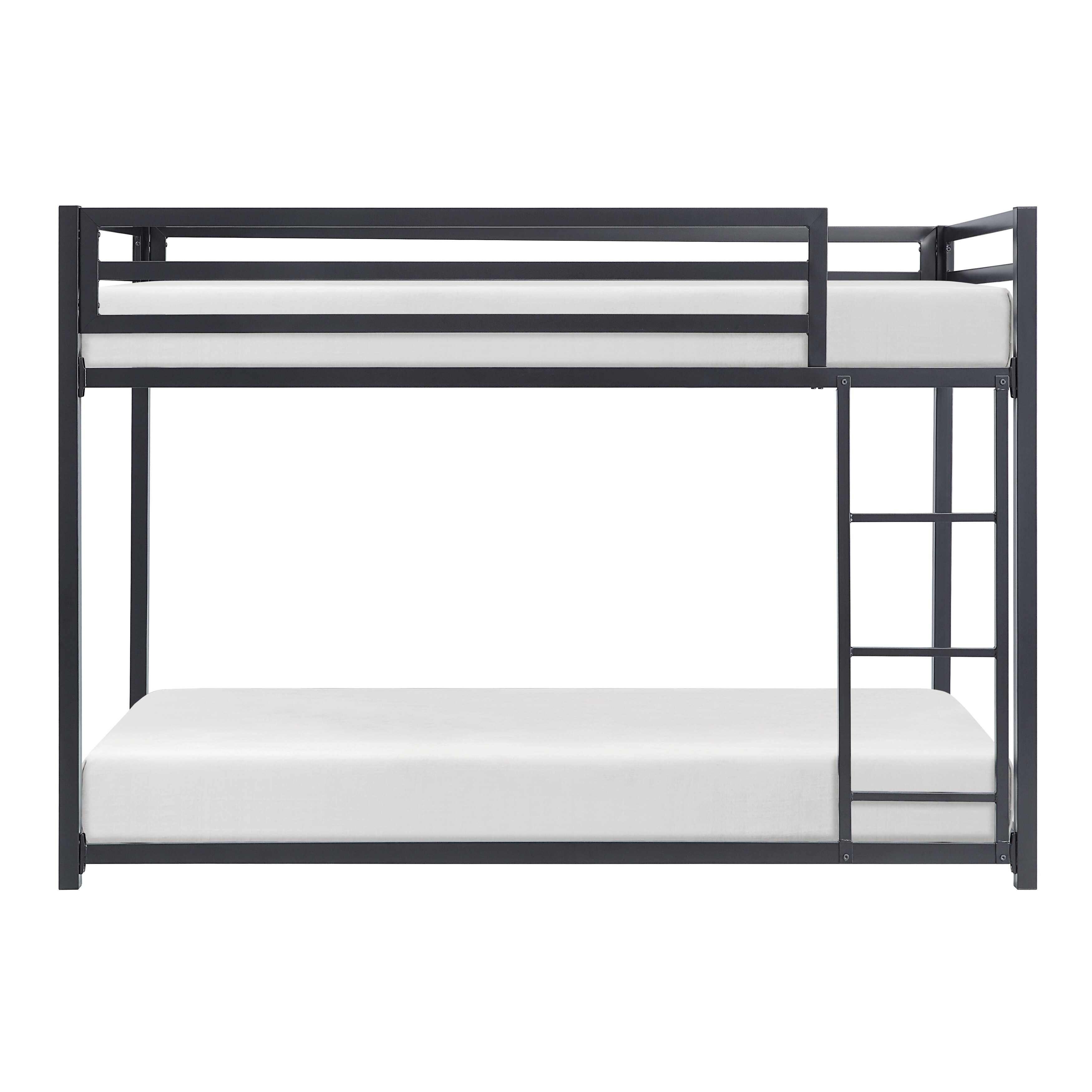 Fremont & Park Willard Twin over Twin Metal Bunk Bed Black