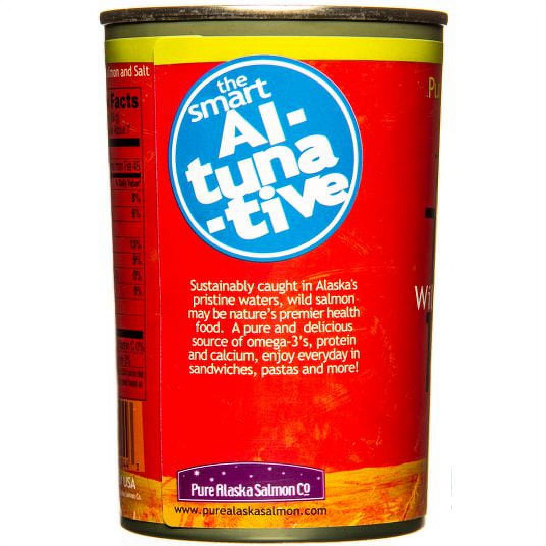 Pure Alaska Think Pink, Wild Pink Salmon, Big Can-14.75 oz