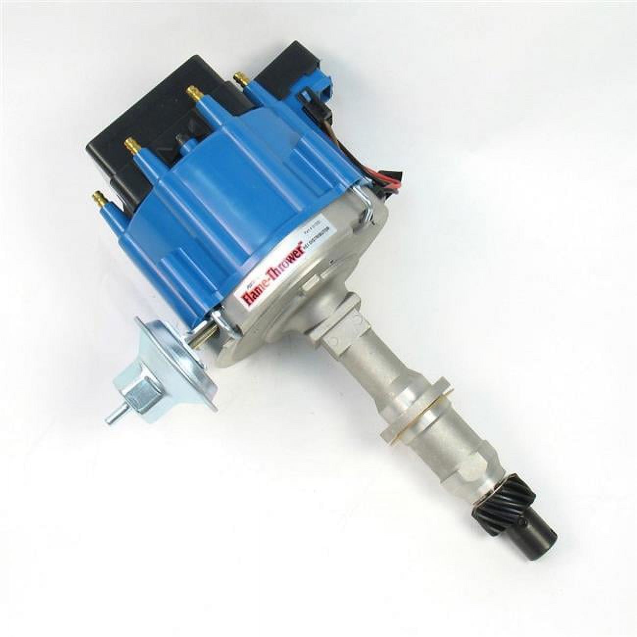 HEI Style Terminal Flame-Thrower Street Strip & Magnetic Pickup Distributor for Pontiac V8 - Blue