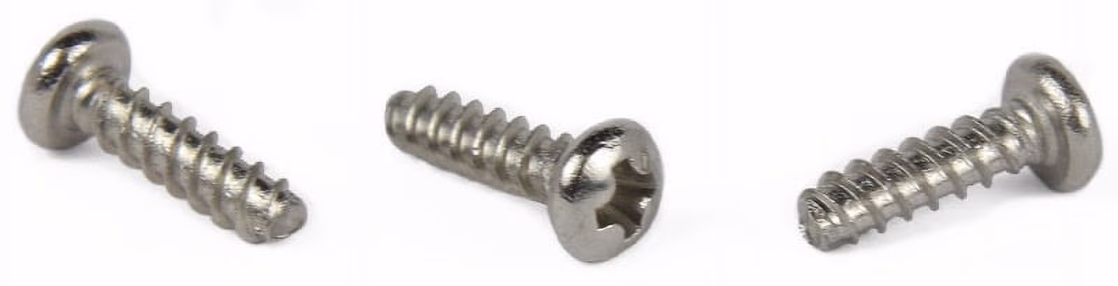 M3-1.34 x 7 mm Type PT Style Thread Forming Screws / Phillips / Pan Head / Steel / Zinc - 5000 Piece Carton