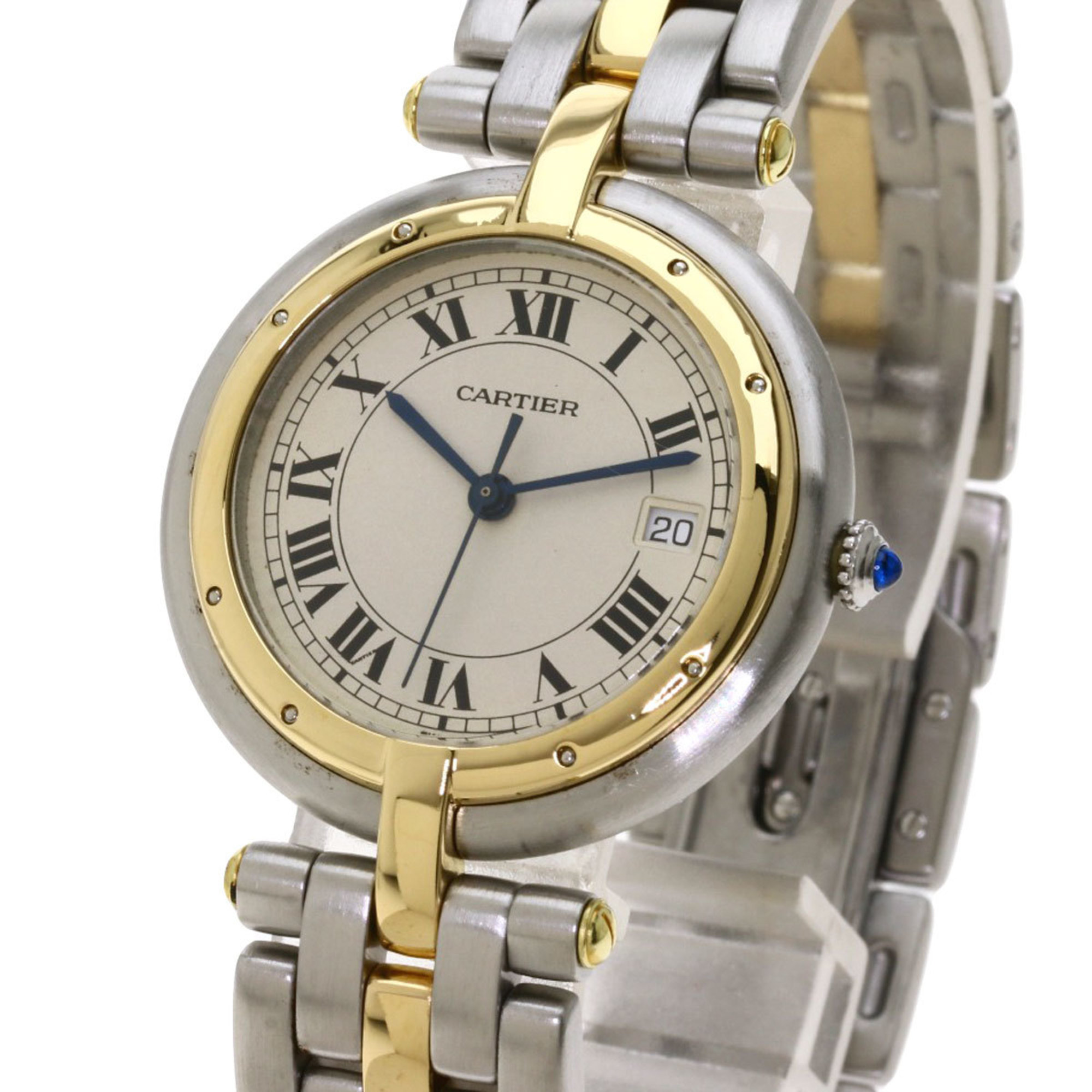 Pre-Owned Cartier Panthere MM Watch Stainless Steel / SSxK18YG Ladies CARTIER (Good)