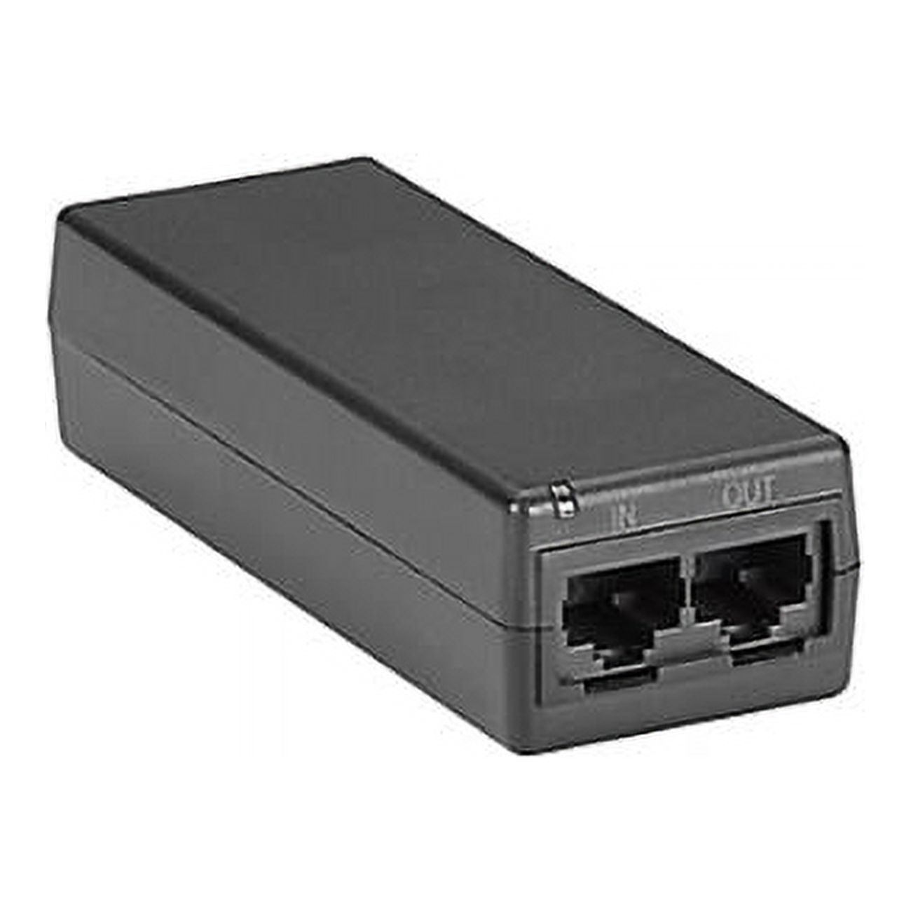 Black Box LPJ000A-F-R3 1-Port 10-100-1000 PoE Gigabit Ethernet Injector