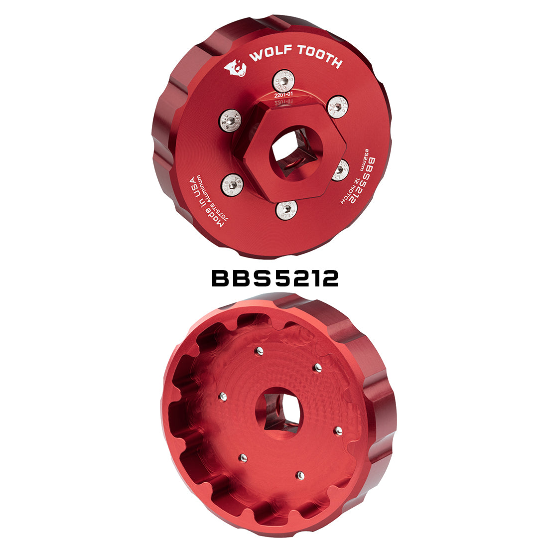 Wolf Tooth Bottom Bracket Tool - BBS5216, 16 Notch, 52mm