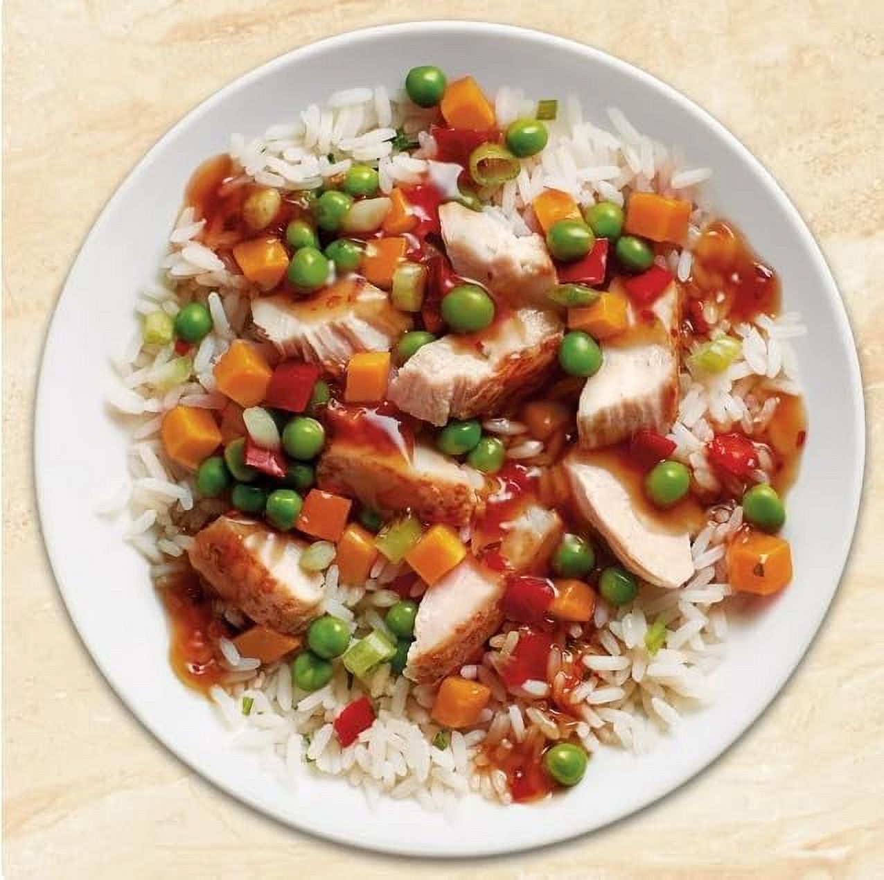 Salutem Vita™  Healthy Choice Café Steamers General Tso's Spicy Chicken Frozen Meal with ice cold pack, 10.3 oz - Pack of 6