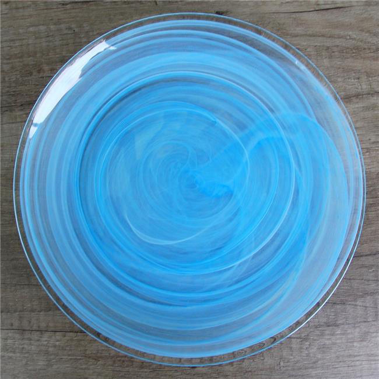 Nuage 11 in. Dinner Aqua Plate