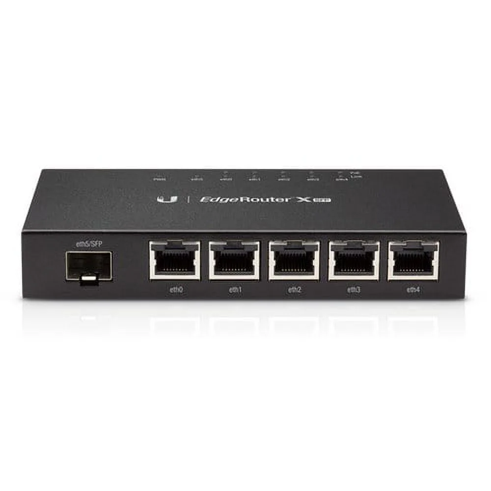 EdgeRouter X SFP Advanced 5 Gigabit Ethernet Router (ER-X-SFP)
